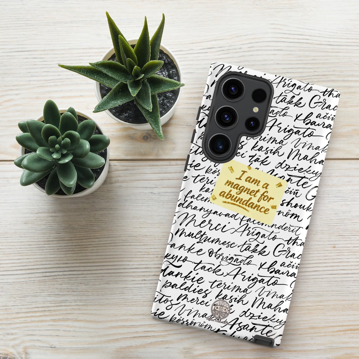 Funda resistente de gratitud magnética MDB Co. para Samsung®