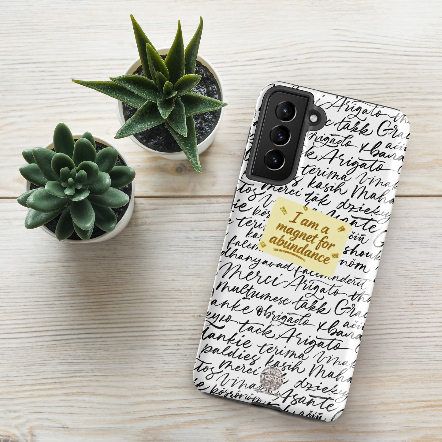 Funda resistente de gratitud magnética MDB Co. para Samsung®
