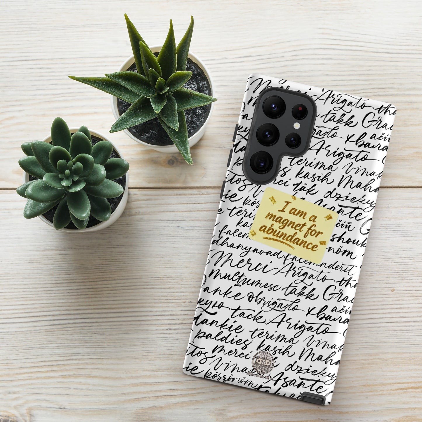 Funda resistente de gratitud magnética MDB Co. para Samsung®