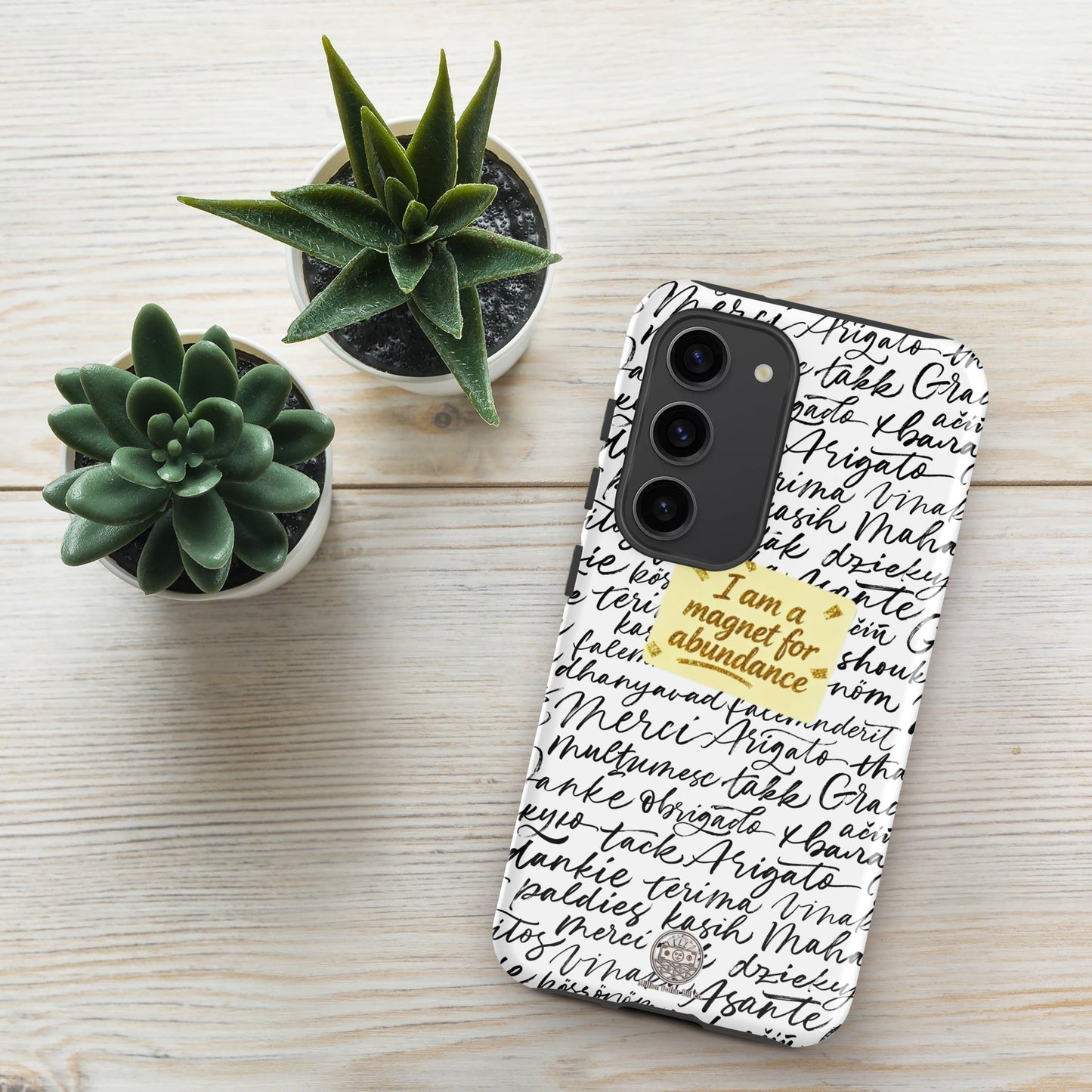 Funda resistente de gratitud magnética MDB Co. para Samsung®