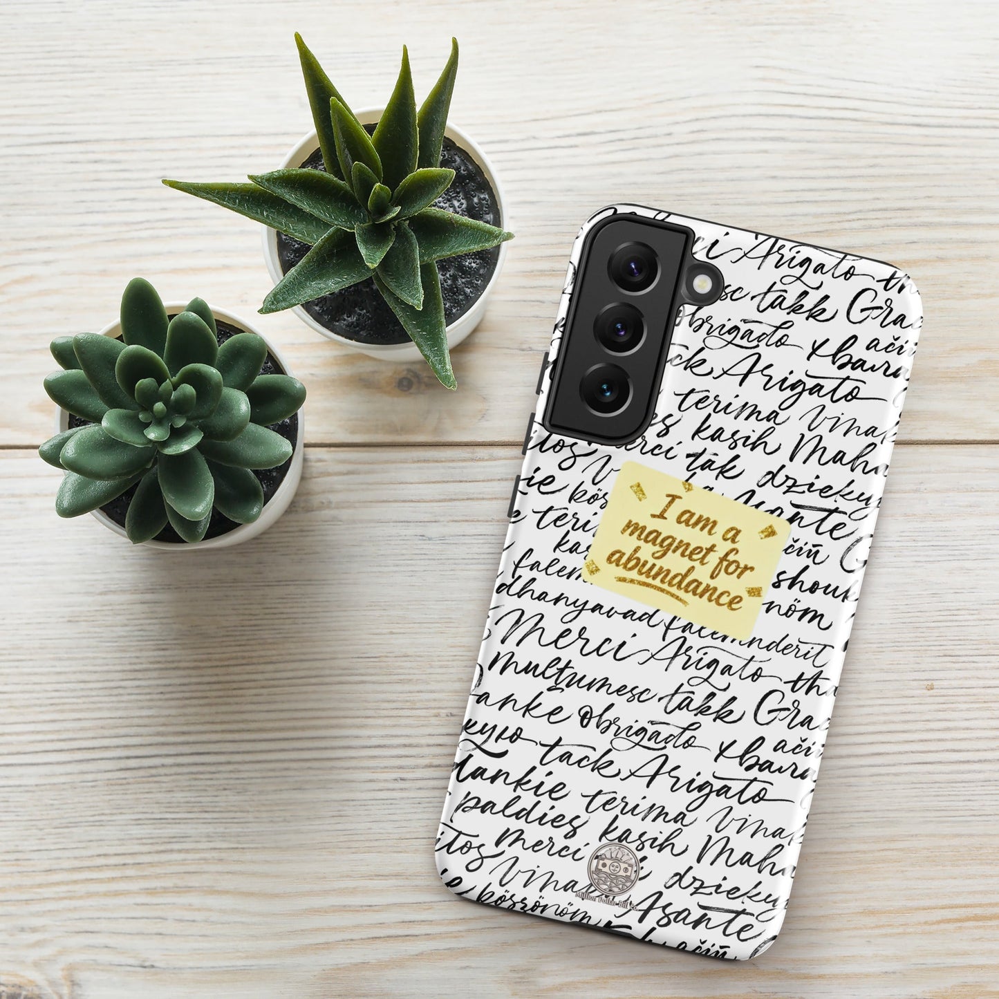 Funda resistente de gratitud magnética MDB Co. para Samsung®
