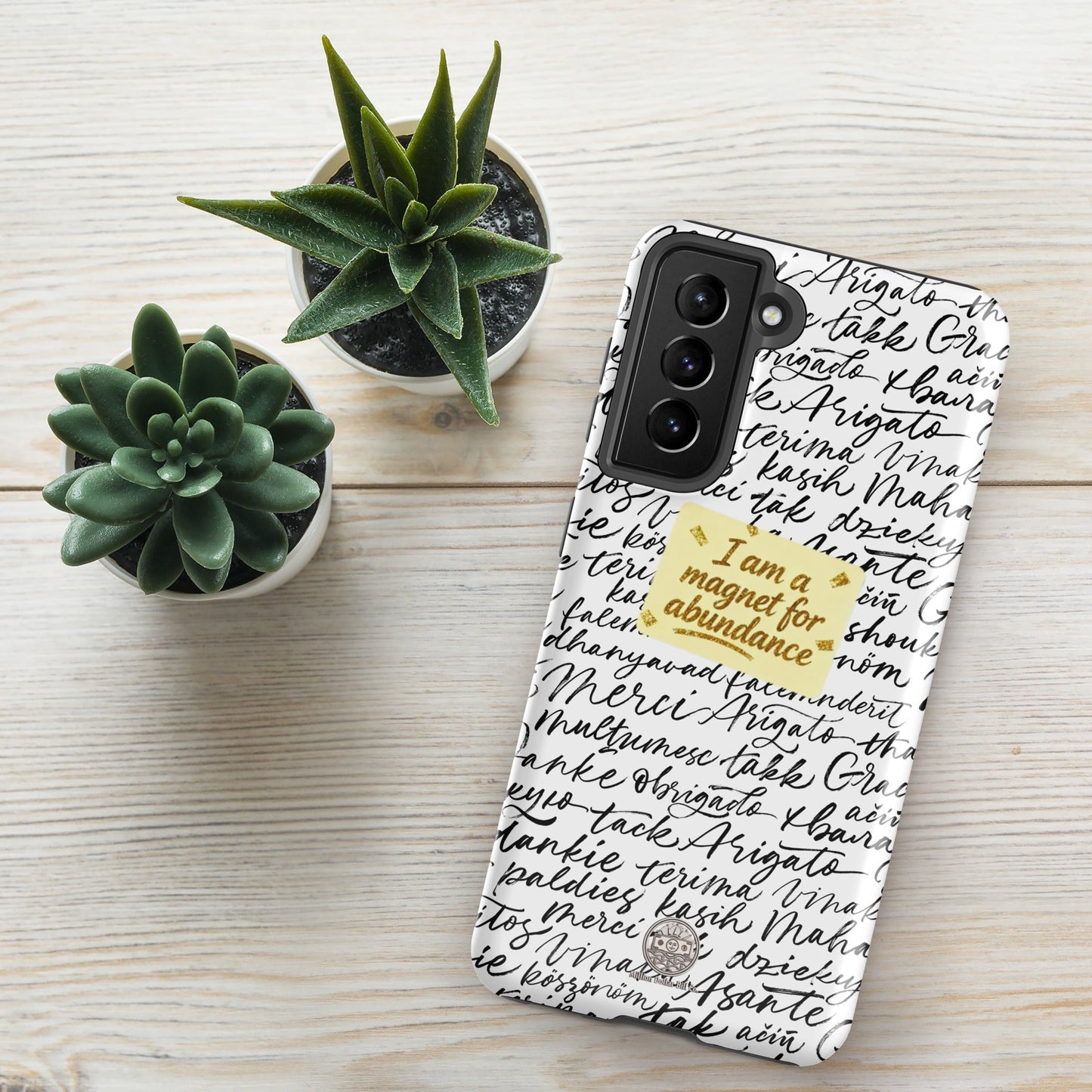 Funda resistente de gratitud magnética MDB Co. para Samsung®