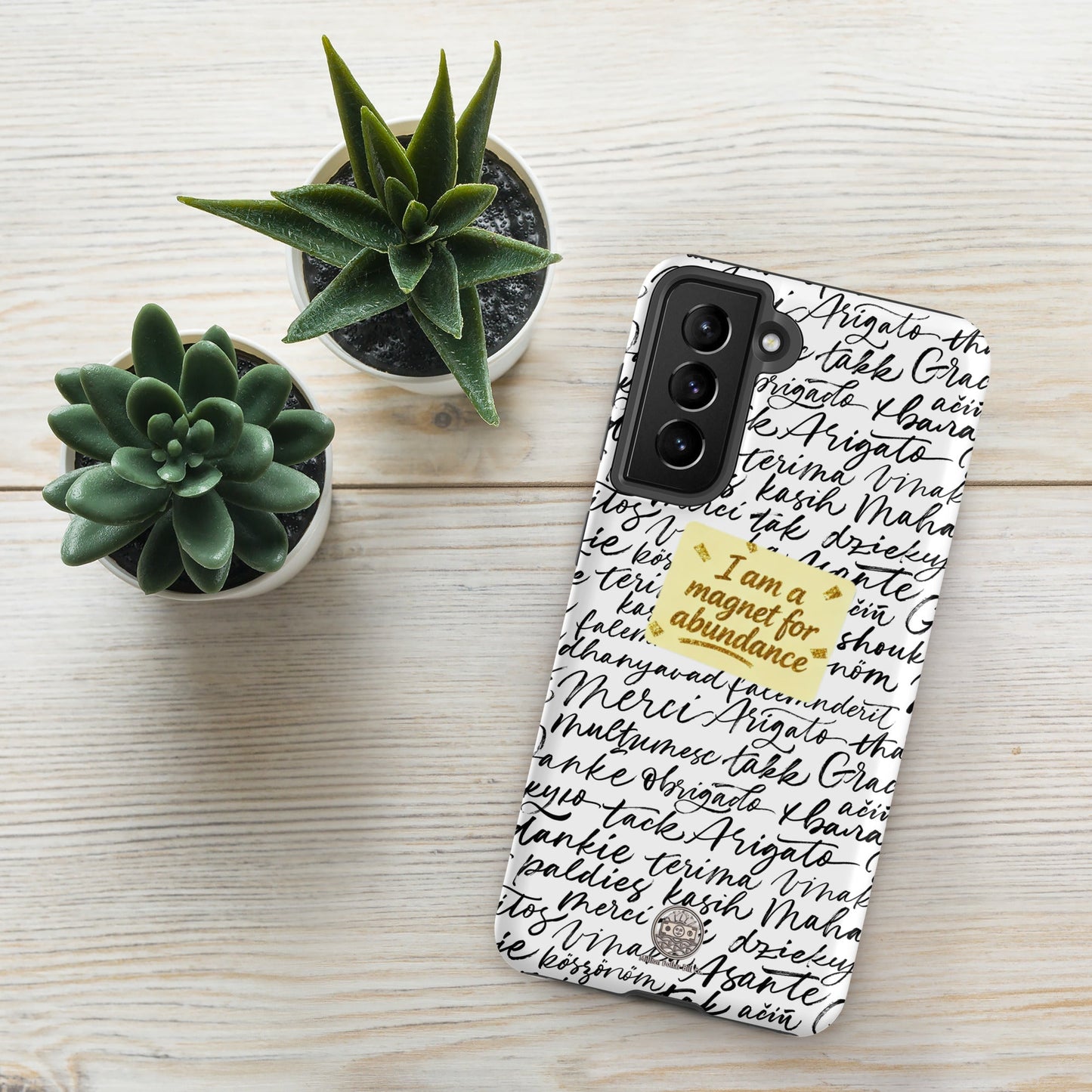 Funda resistente de gratitud magnética MDB Co. para Samsung®