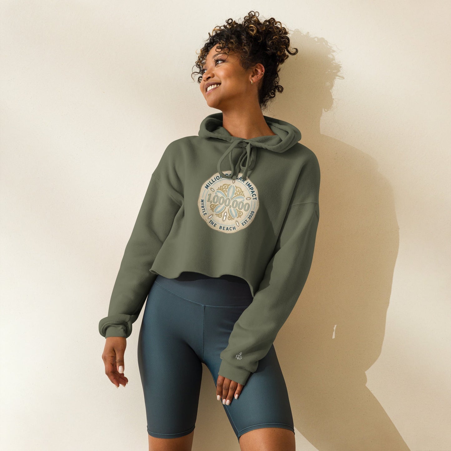 MDB Co. Sudadera Corta con Capucha Million Sand Dollar