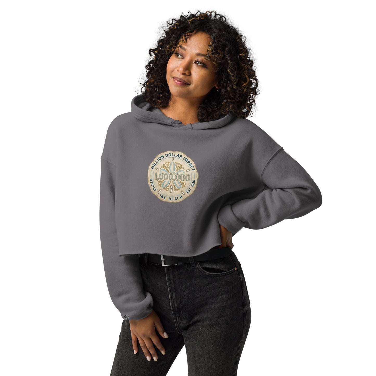 MDB Co. Sudadera Corta con Capucha Million Sand Dollar
