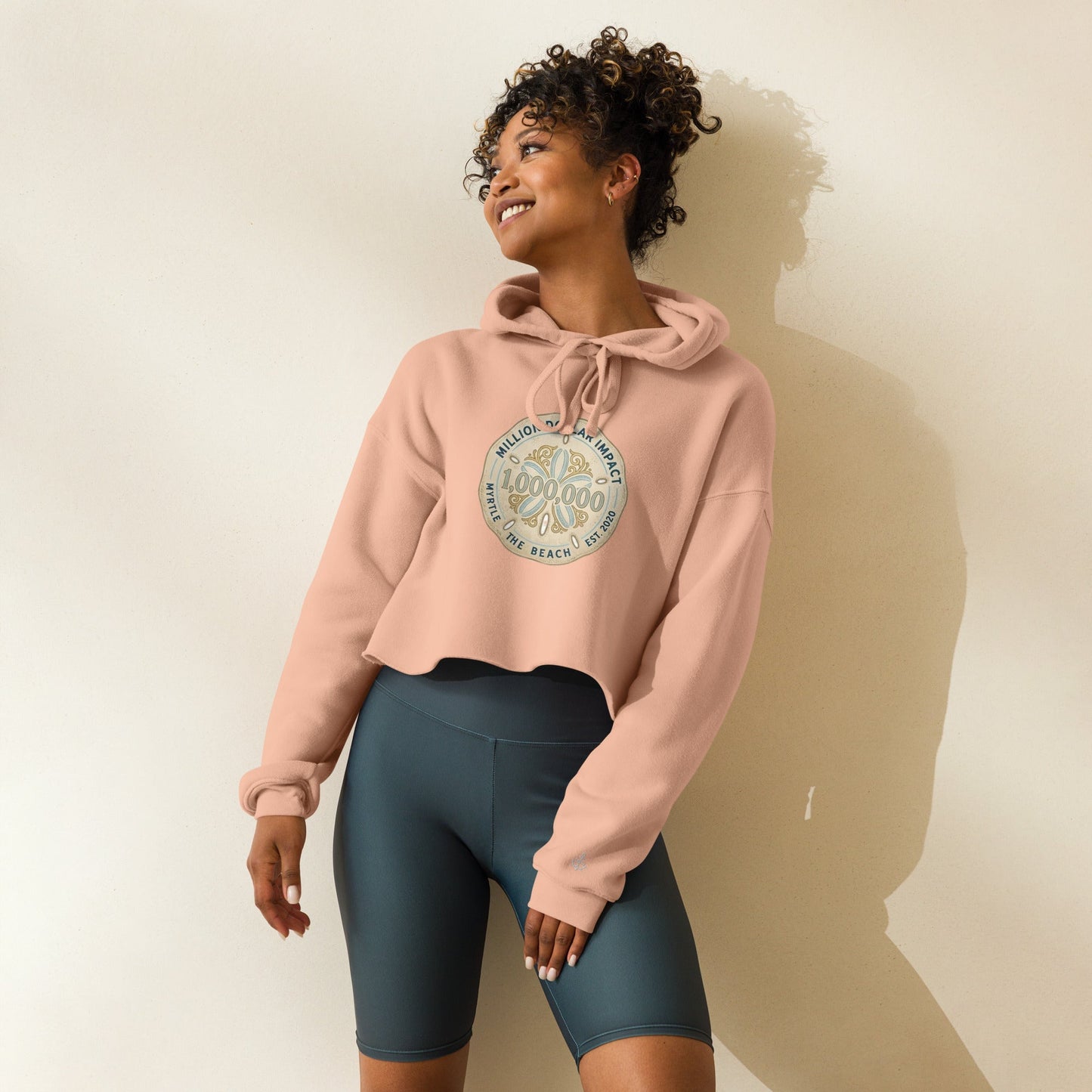 MDB Co. Sudadera Corta con Capucha Million Sand Dollar