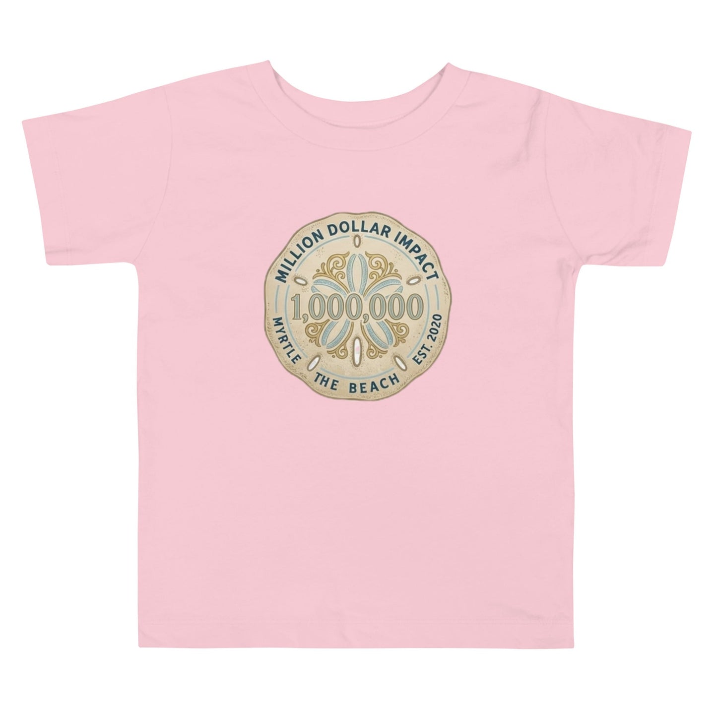 MDB Co. Million Sand Dollars unisex Toddler Short Sleeve Tee