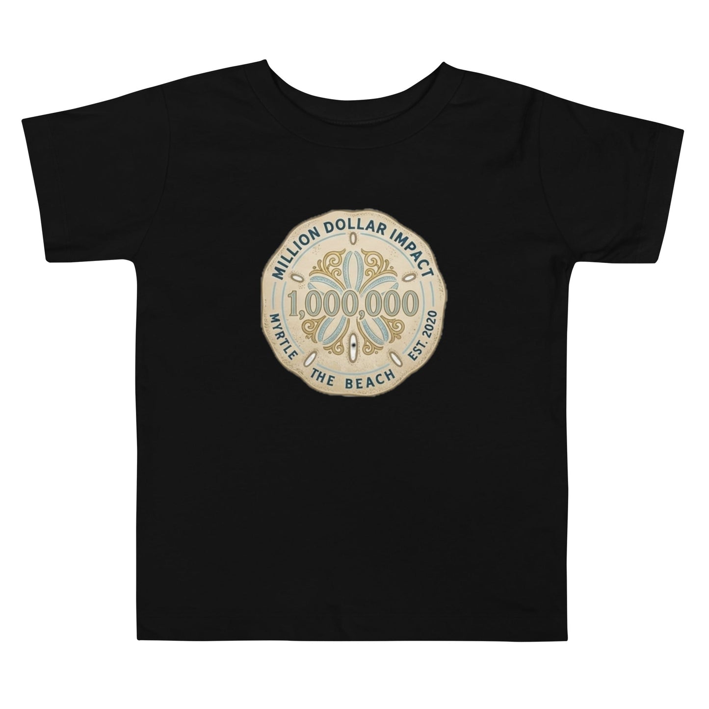 MDB Co. Million Sand Dollars unisex Toddler Short Sleeve Tee