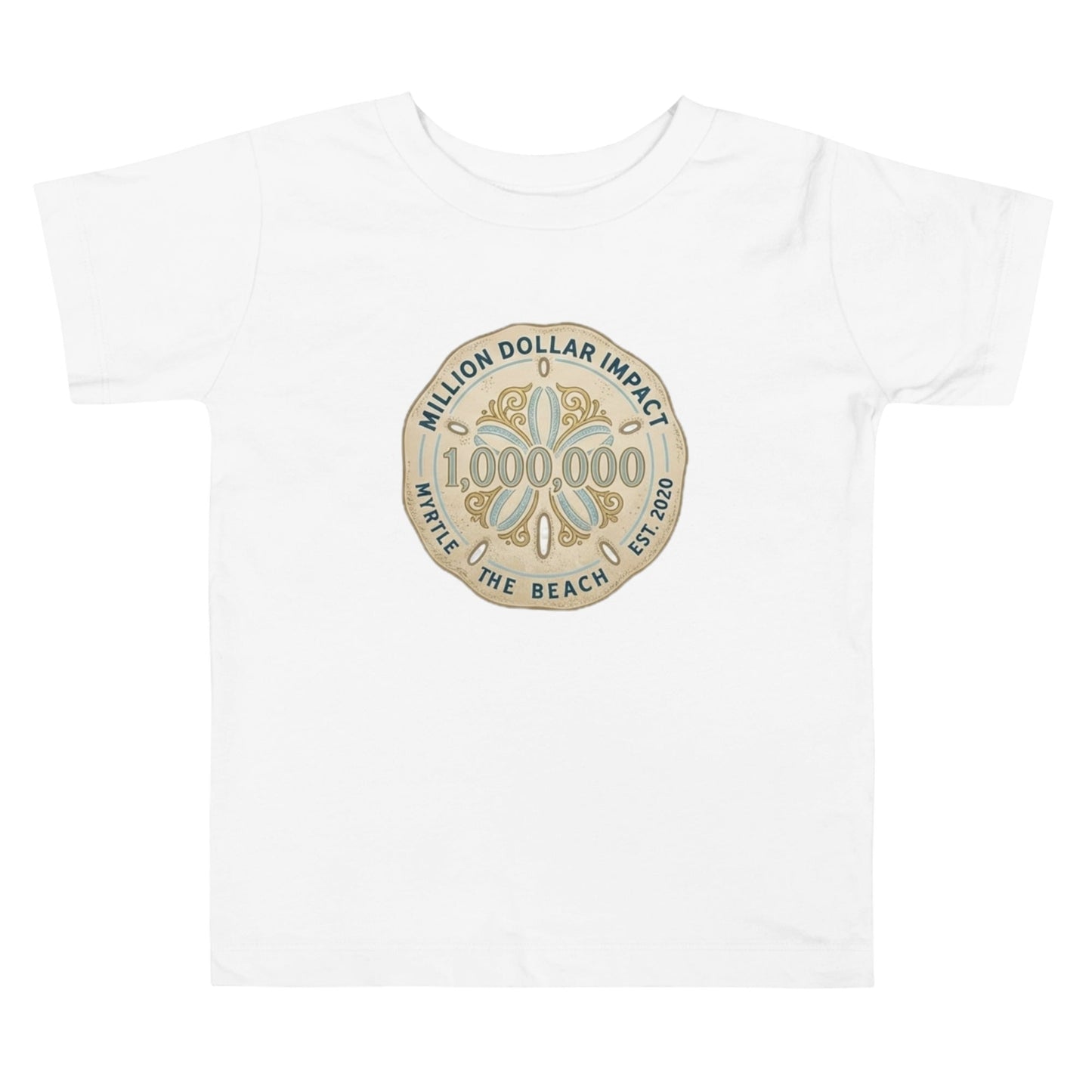 MDB Co. Million Sand Dollars unisex Toddler Short Sleeve Tee