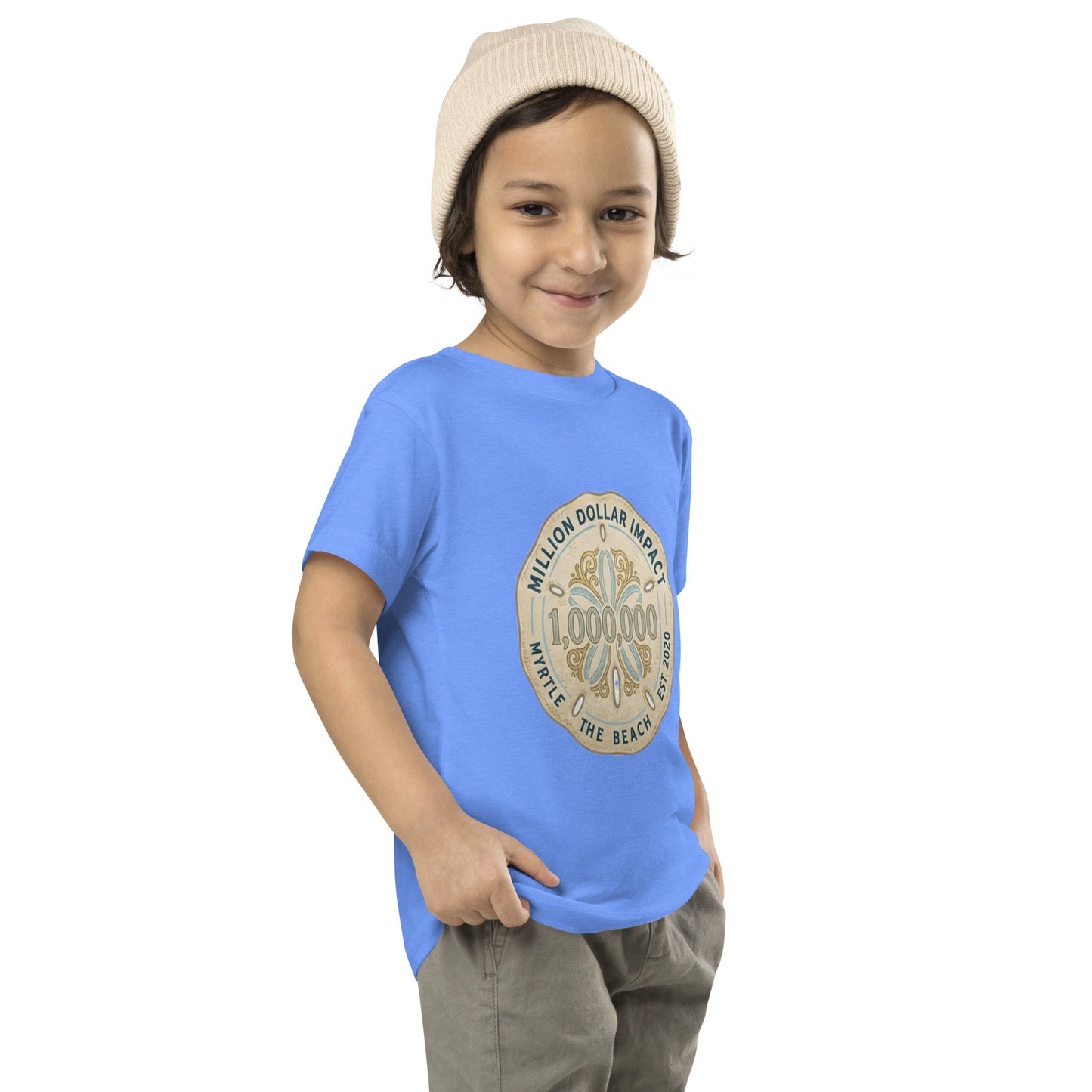 MDB Co. Million Sand Dollars unisex Toddler Short Sleeve Tee