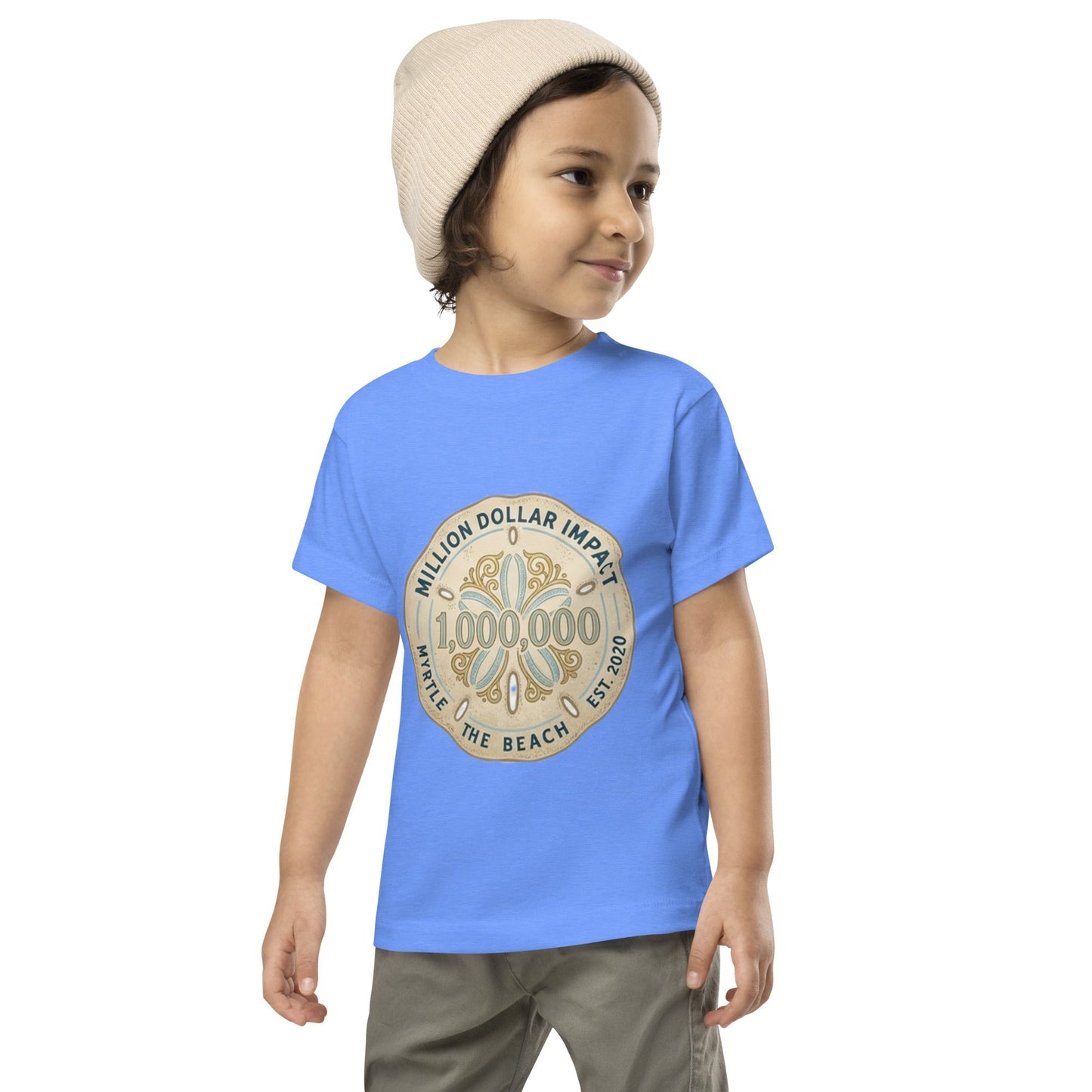 MDB Co. Million Sand Dollars unisex Toddler Short Sleeve Tee