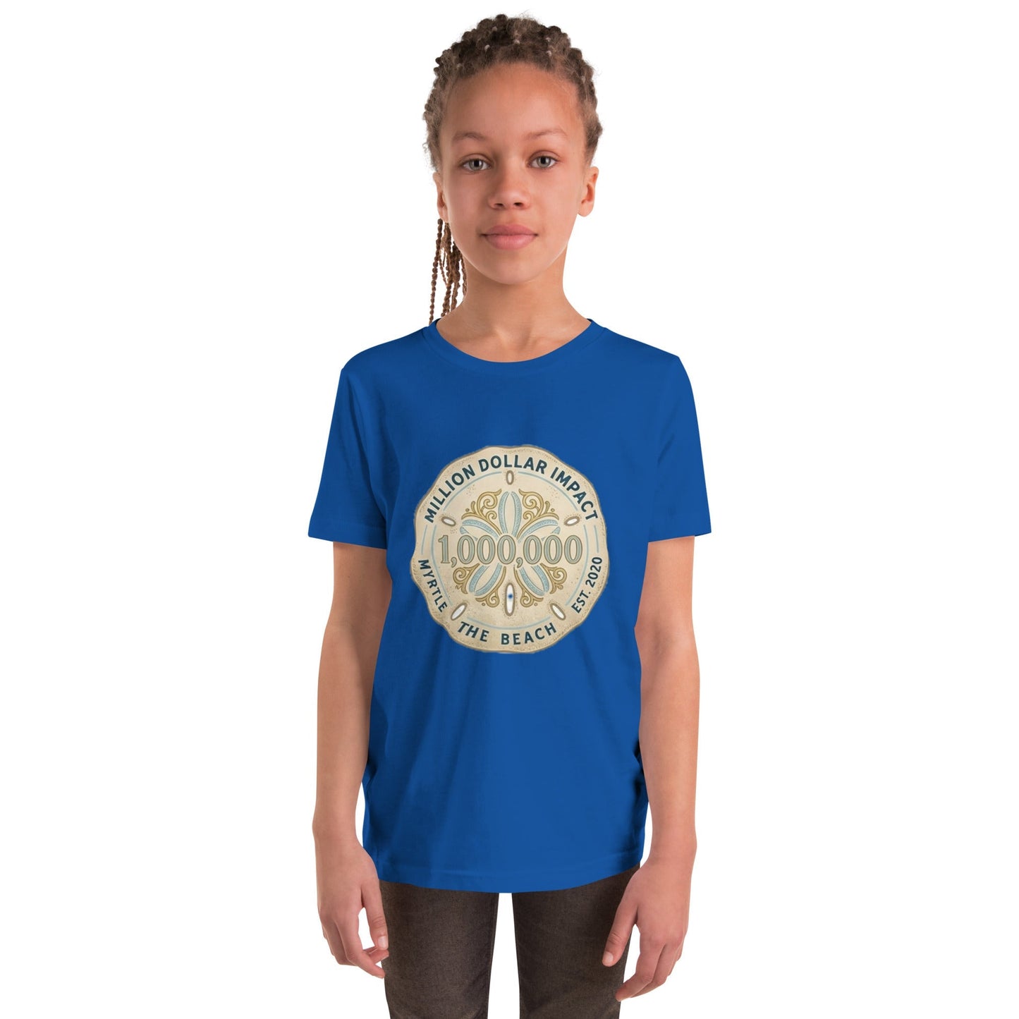 MDB Co. Million Sand Dollars unisex Youth Short Sleeve T-Shirt
