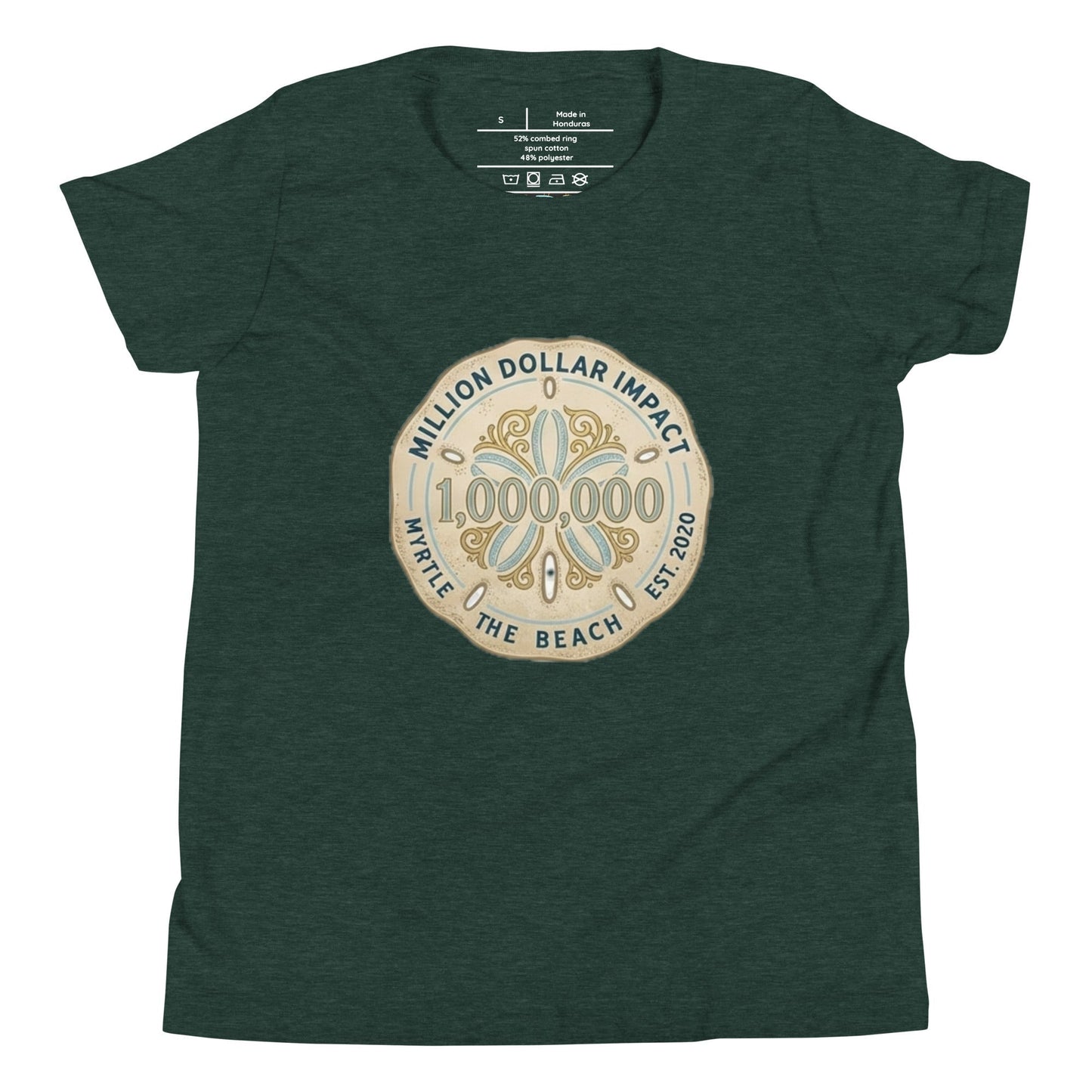 MDB Co. Million Sand Dollars unisex Youth Short Sleeve T-Shirt