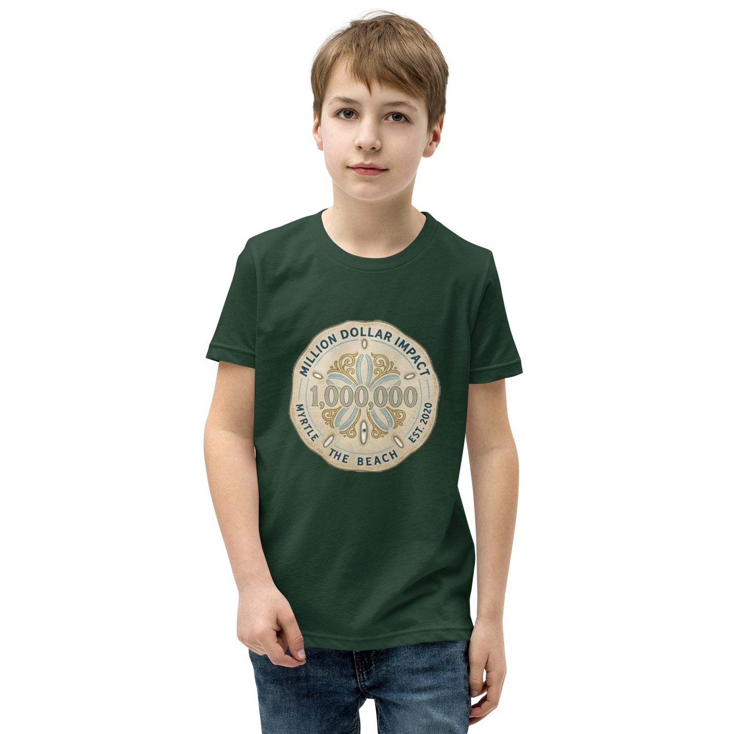 MDB Co. Million Sand Dollars unisex Youth Short Sleeve T-Shirt