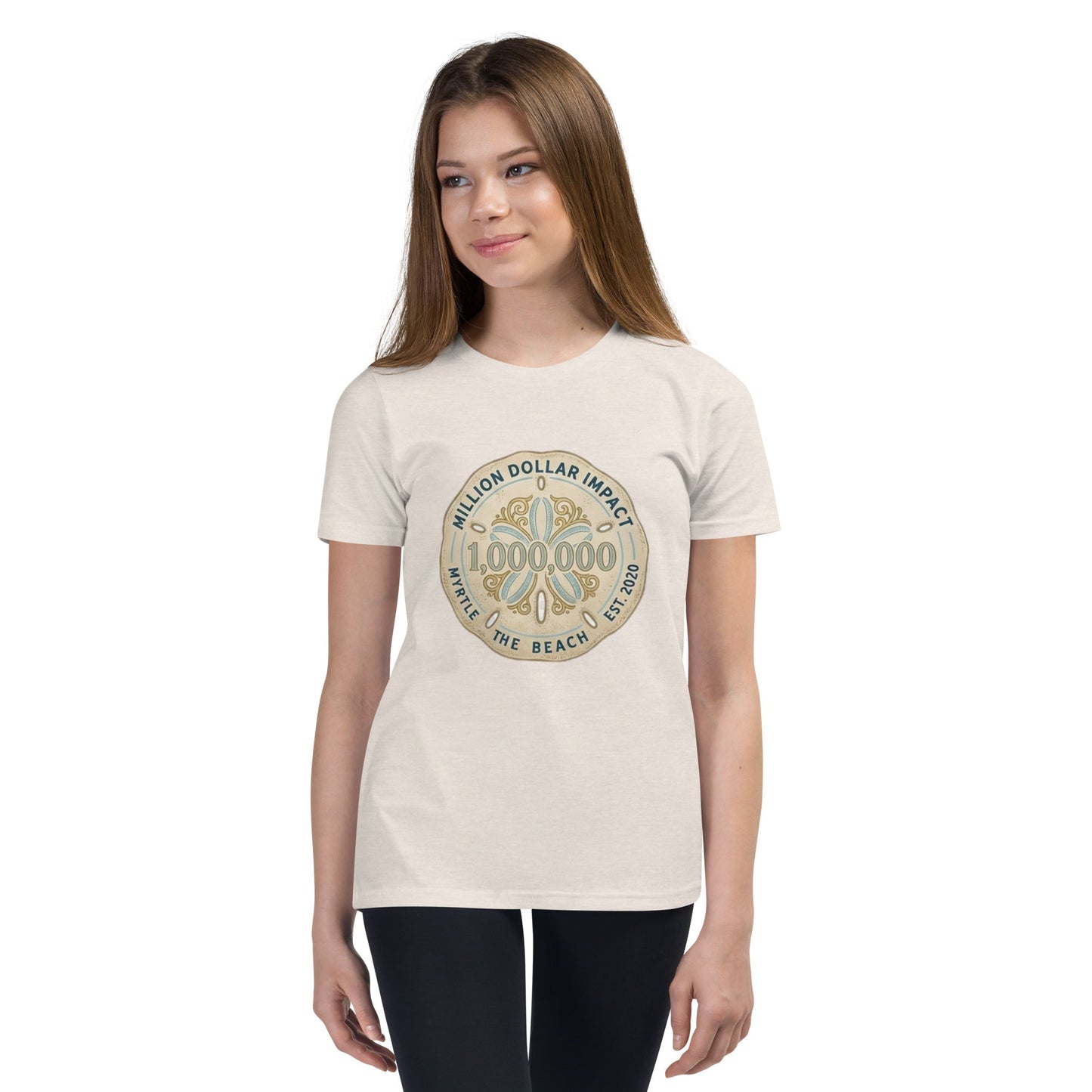 MDB Co. Million Sand Dollars unisex Youth Short Sleeve T-Shirt