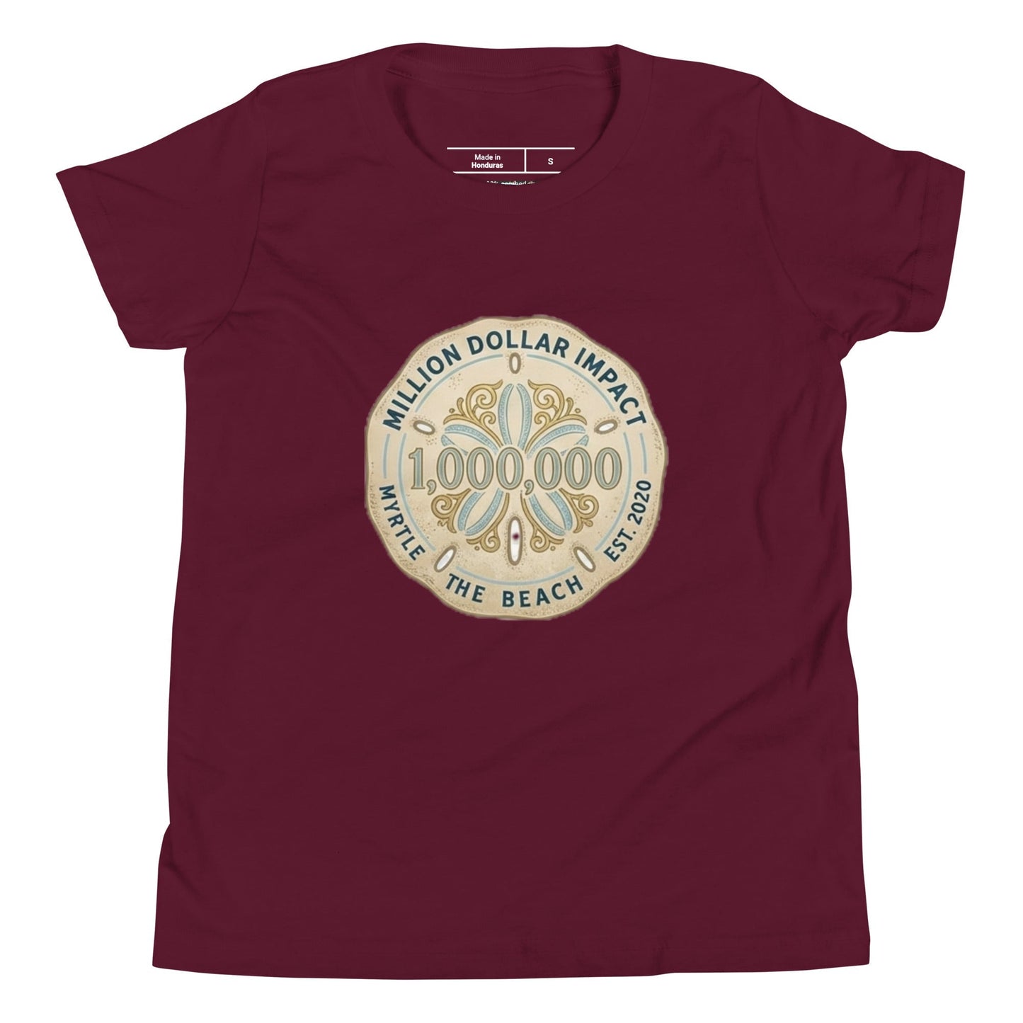MDB Co. Million Sand Dollars unisex Youth Short Sleeve T-Shirt