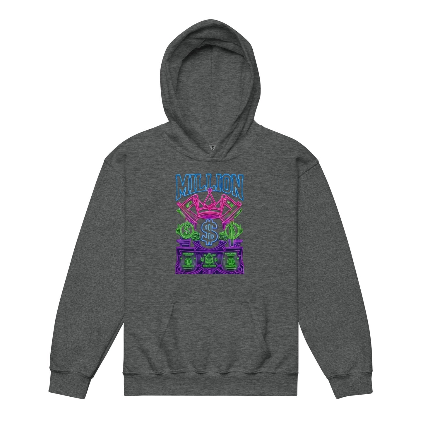 MDB Co. Neon Million Piled unisex Youth heavy blend hoodie