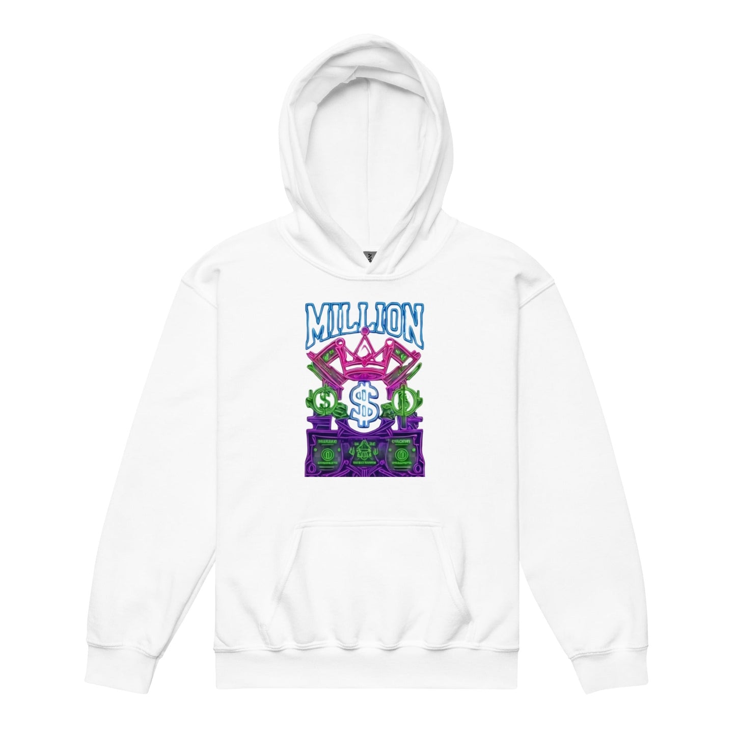 MDB Co. Neon Million Piled unisex Youth heavy blend hoodie