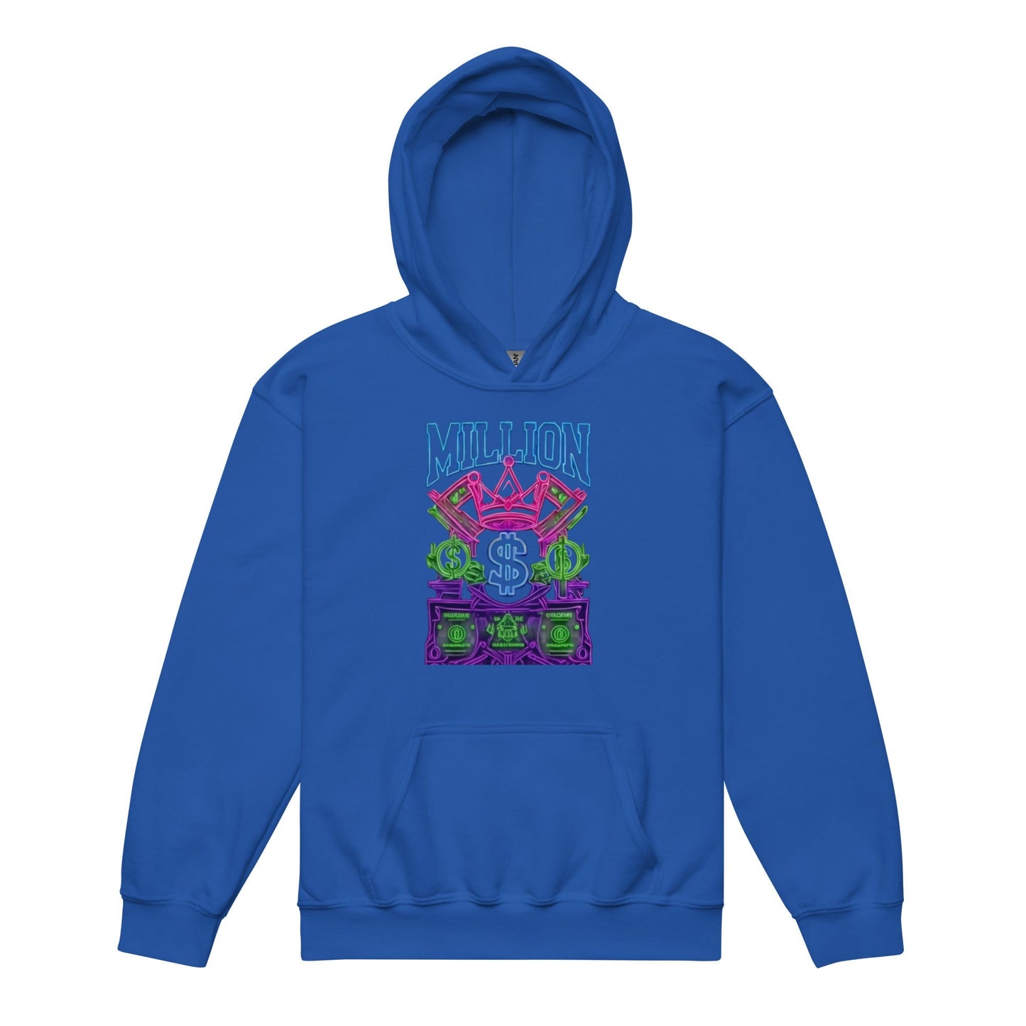 MDB Co. Neon Million Piled unisex Youth heavy blend hoodie