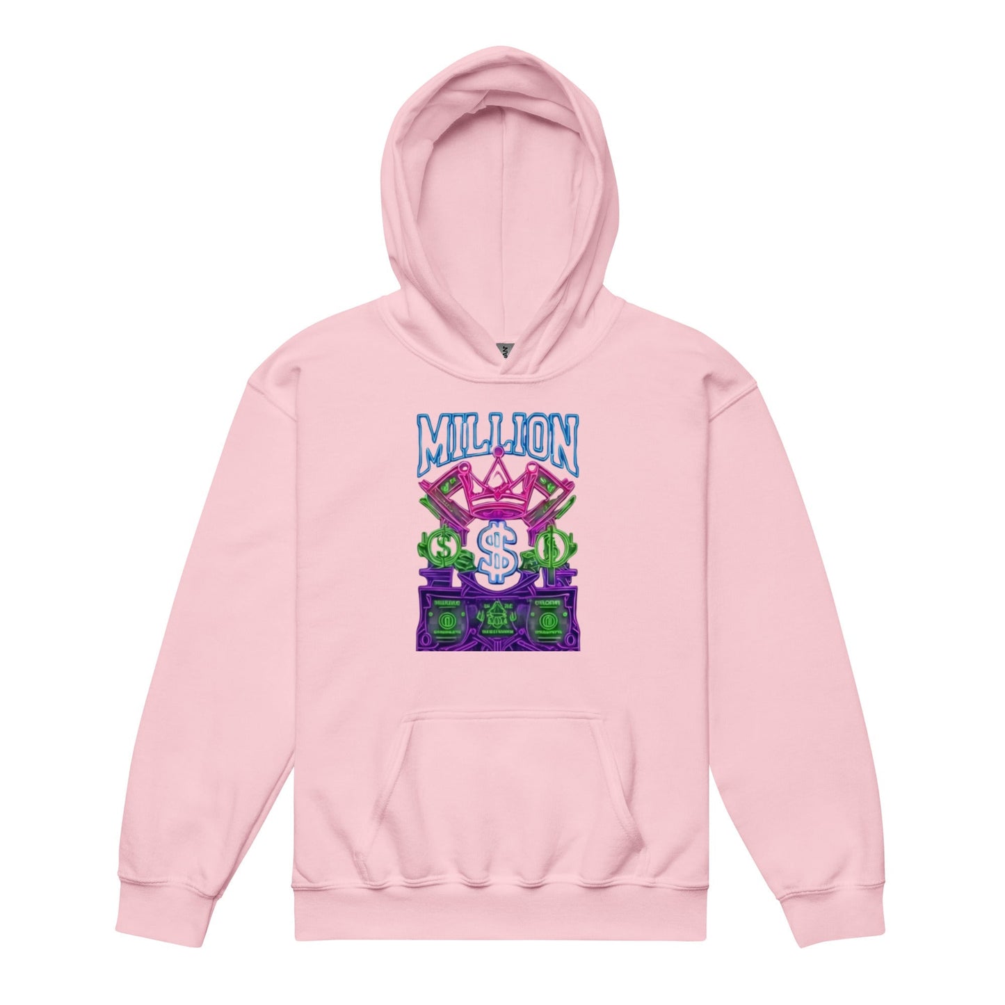 MDB Co. Neon Million Piled unisex Youth heavy blend hoodie