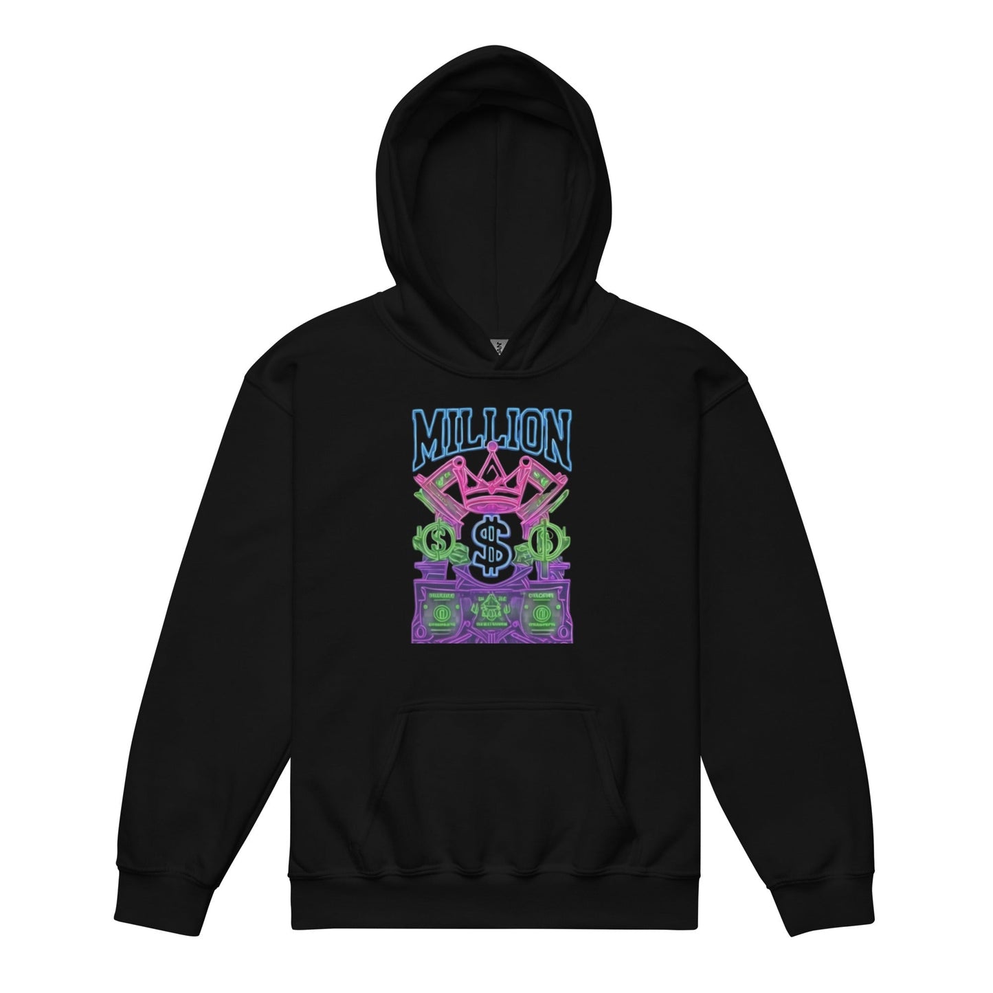 MDB Co. Neon Million Piled unisex Youth heavy blend hoodie