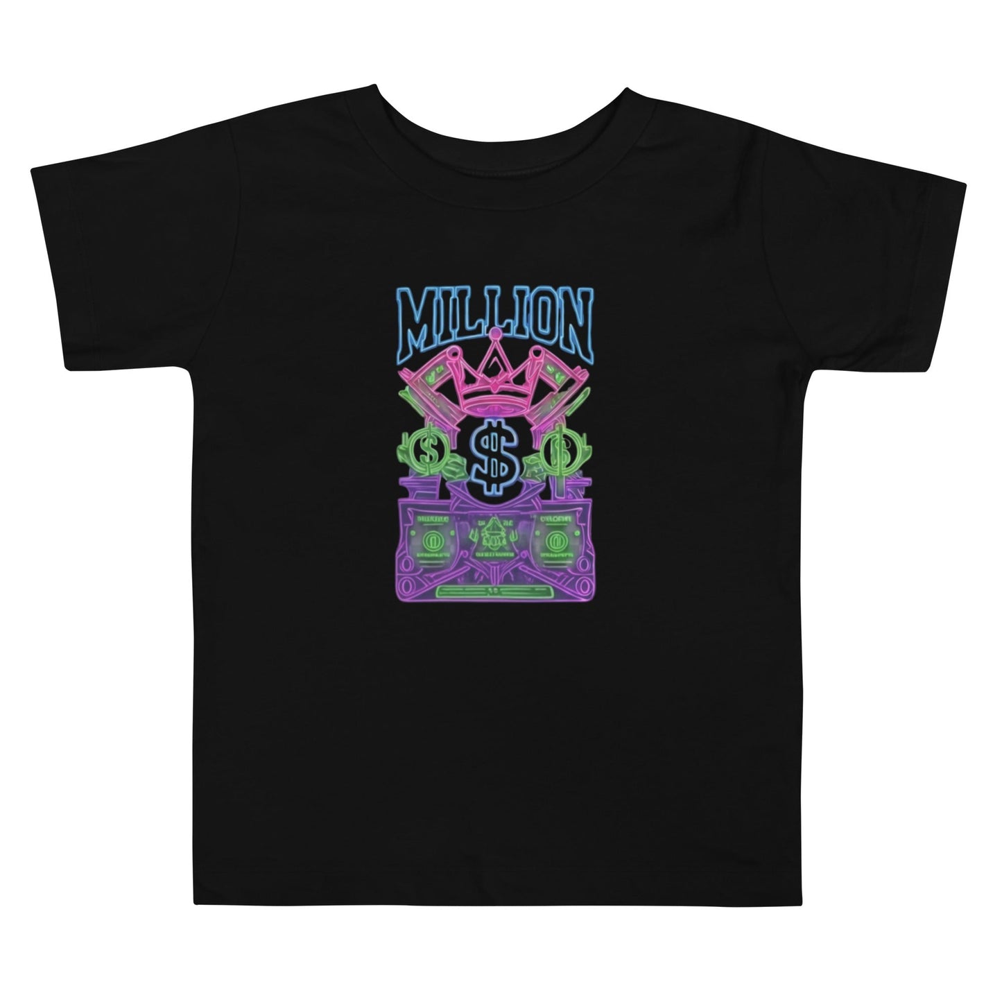 MDB Co. Neon Millions Piled unisex Toddler Short Sleeve Tee