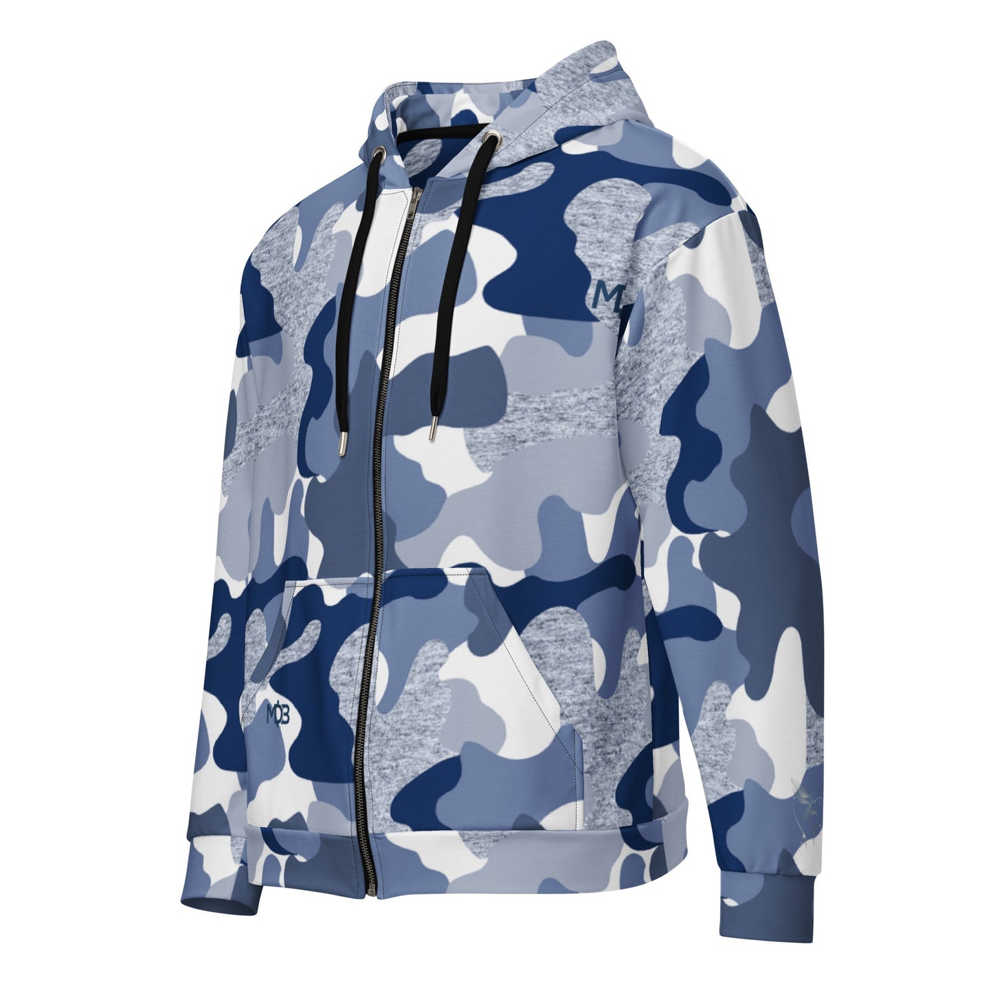 MDB Co. True Blue Fatigue Unisex zip hoodie