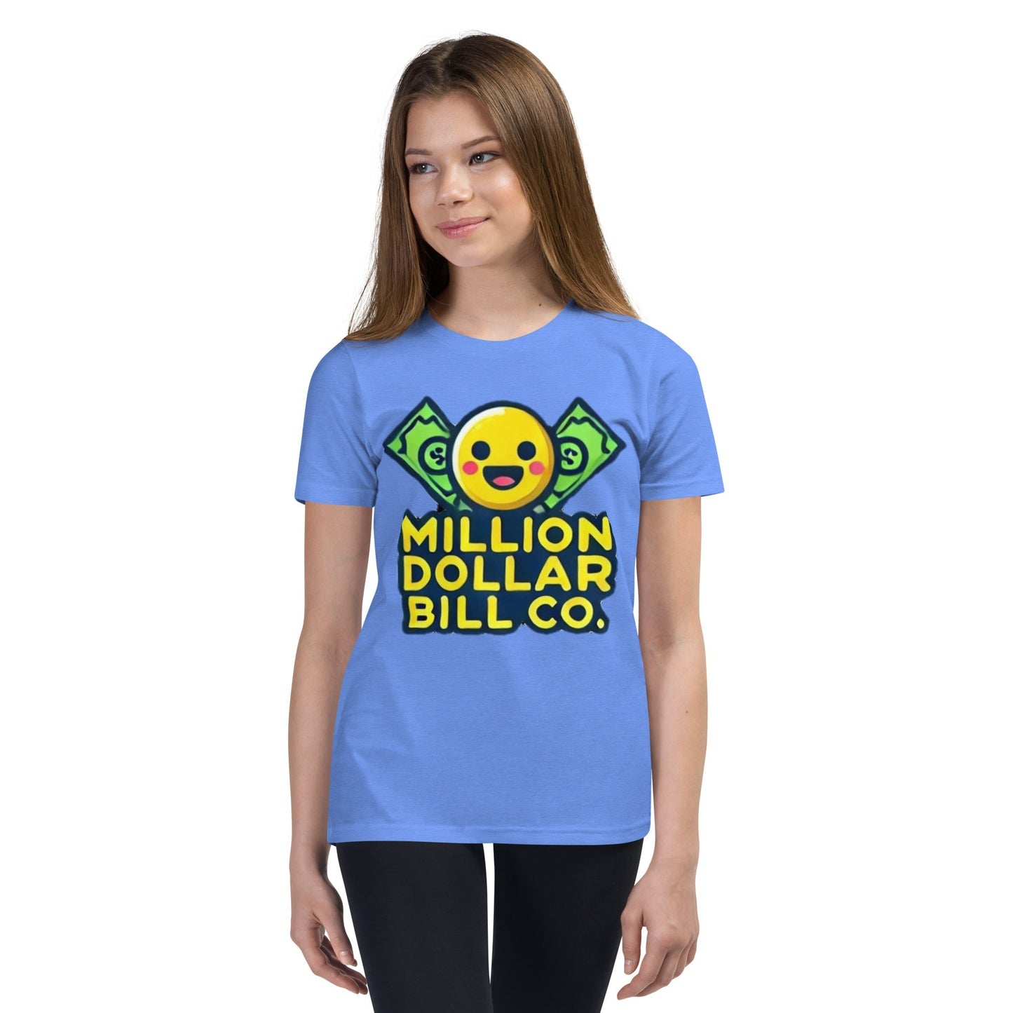 MDB Co. Yellow Mascot For The Future Youth Short Sleeve T-Shirt