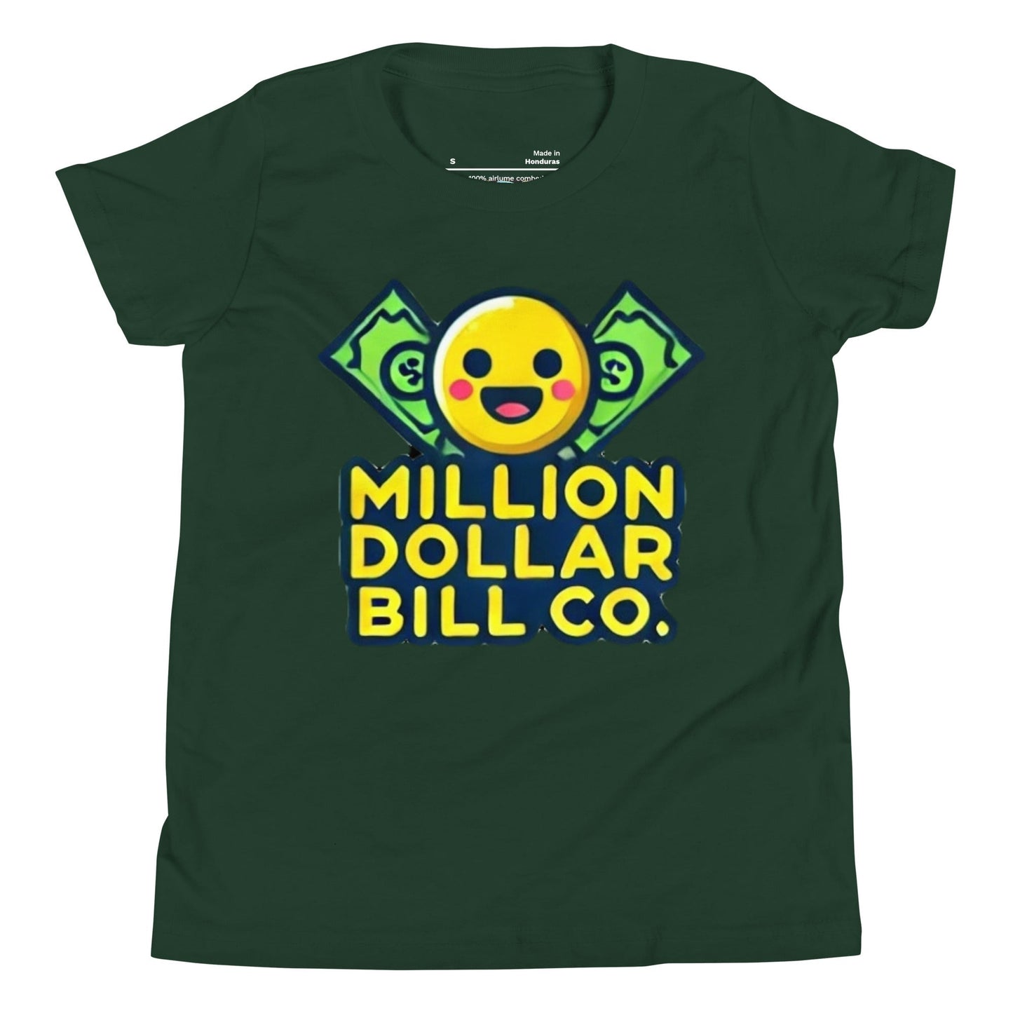 MDB Co. Yellow Mascot For The Future Youth Short Sleeve T-Shirt