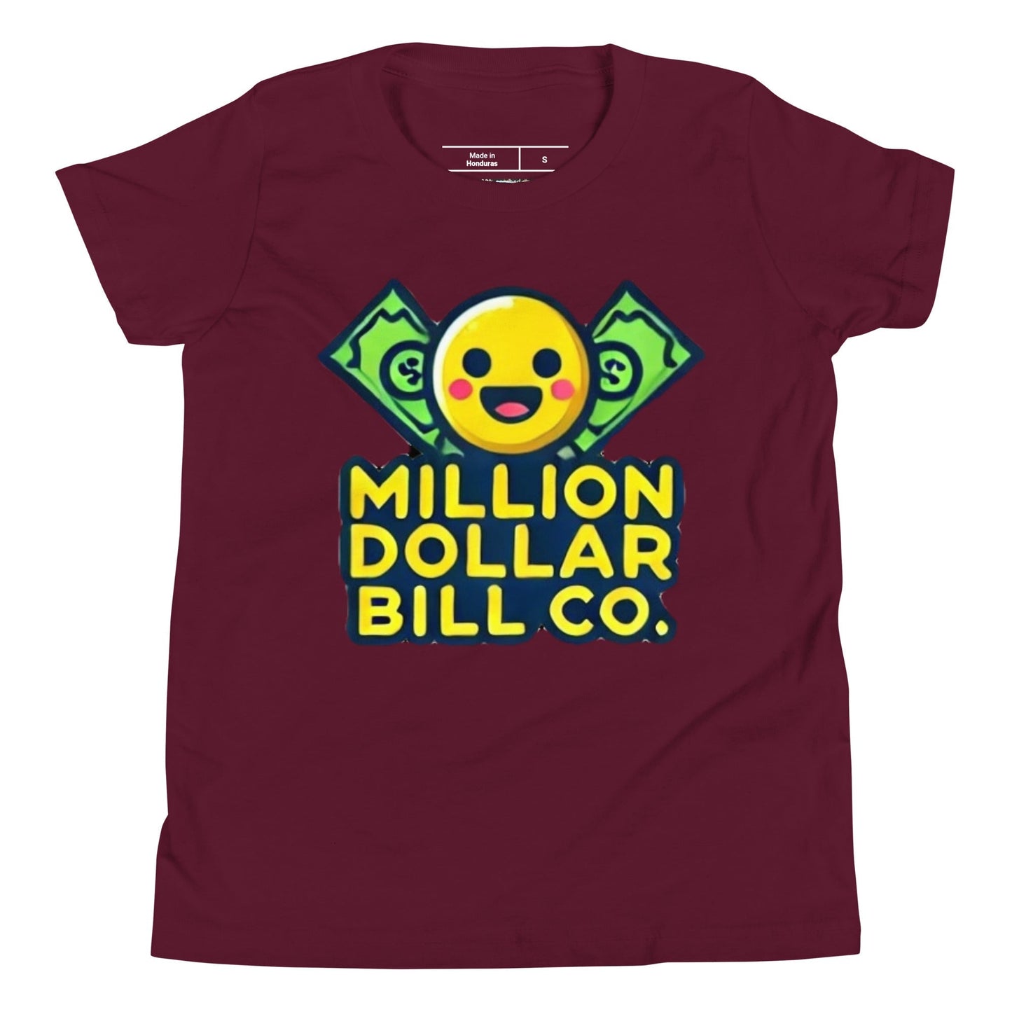 MDB Co. Yellow Mascot For The Future Youth Short Sleeve T-Shirt