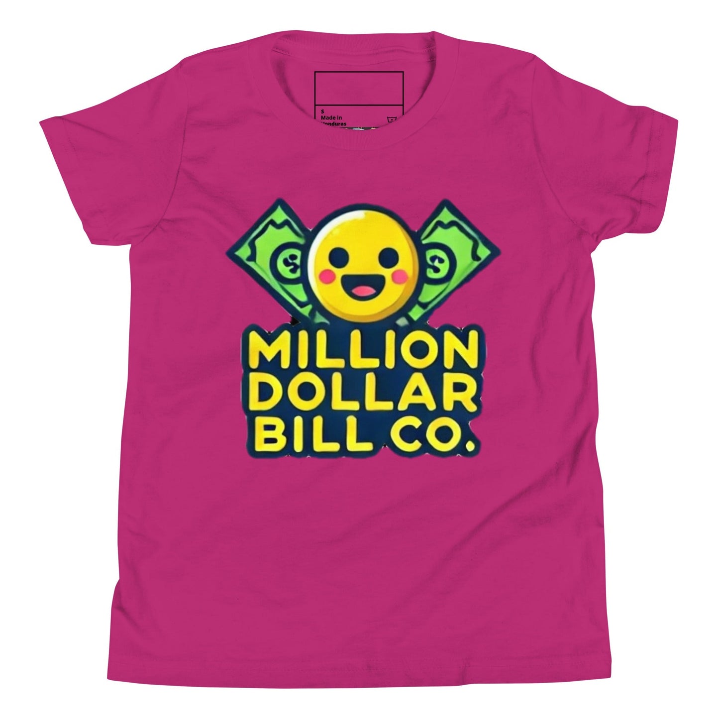 MDB Co. Yellow Mascot For The Future Youth Short Sleeve T-Shirt