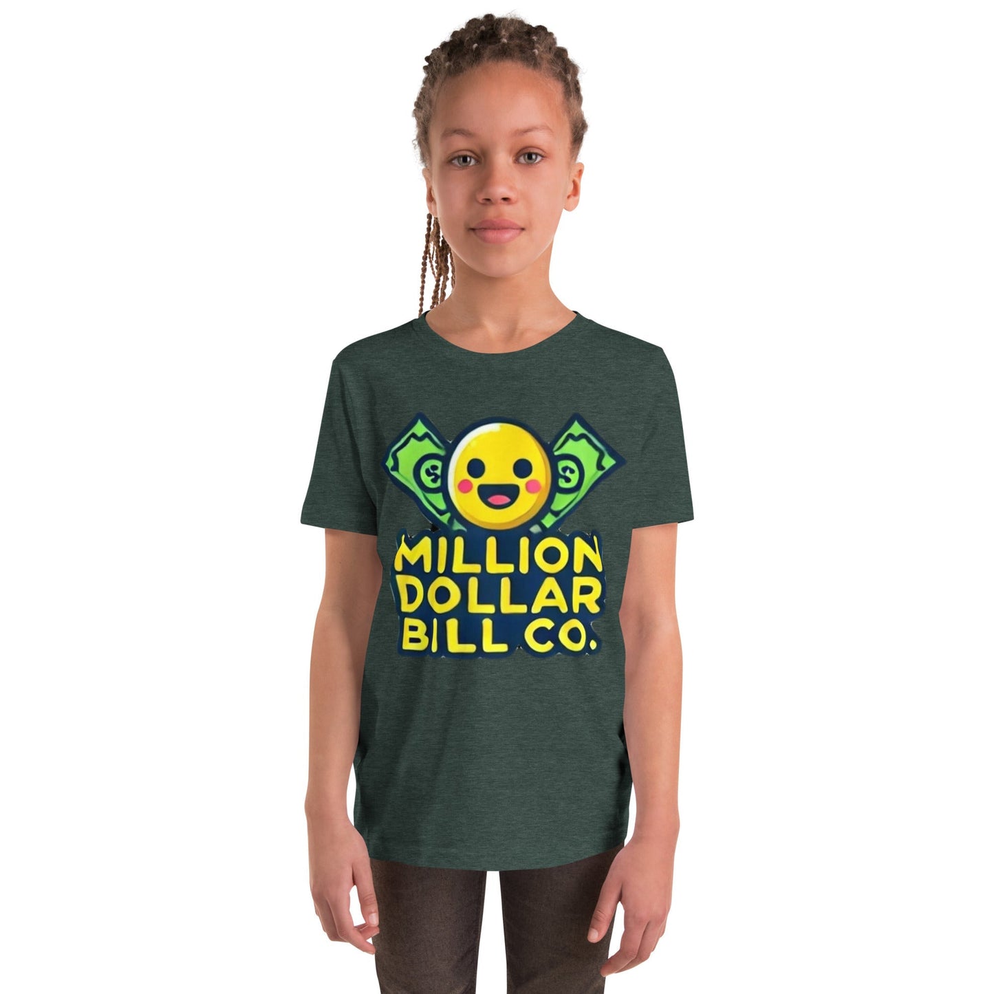 MDB Co. Yellow Mascot For The Future Youth Short Sleeve T-Shirt