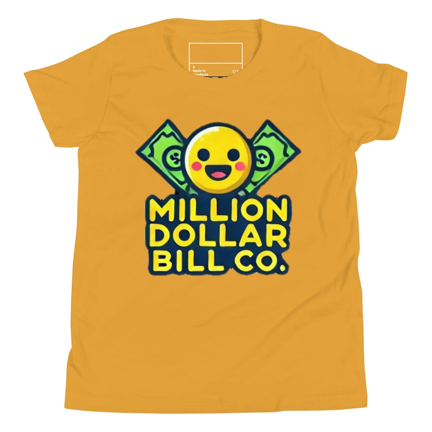 MDB Co. Yellow Mascot For The Future Youth Short Sleeve T-Shirt