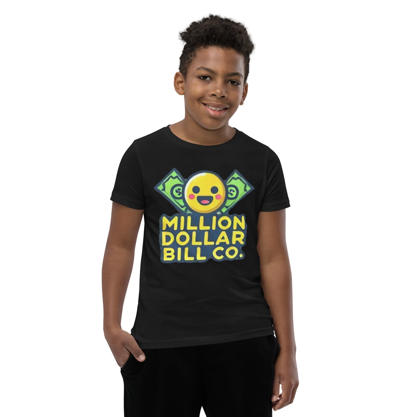 MDB Co. Yellow Mascot For The Future Youth Short Sleeve T-Shirt