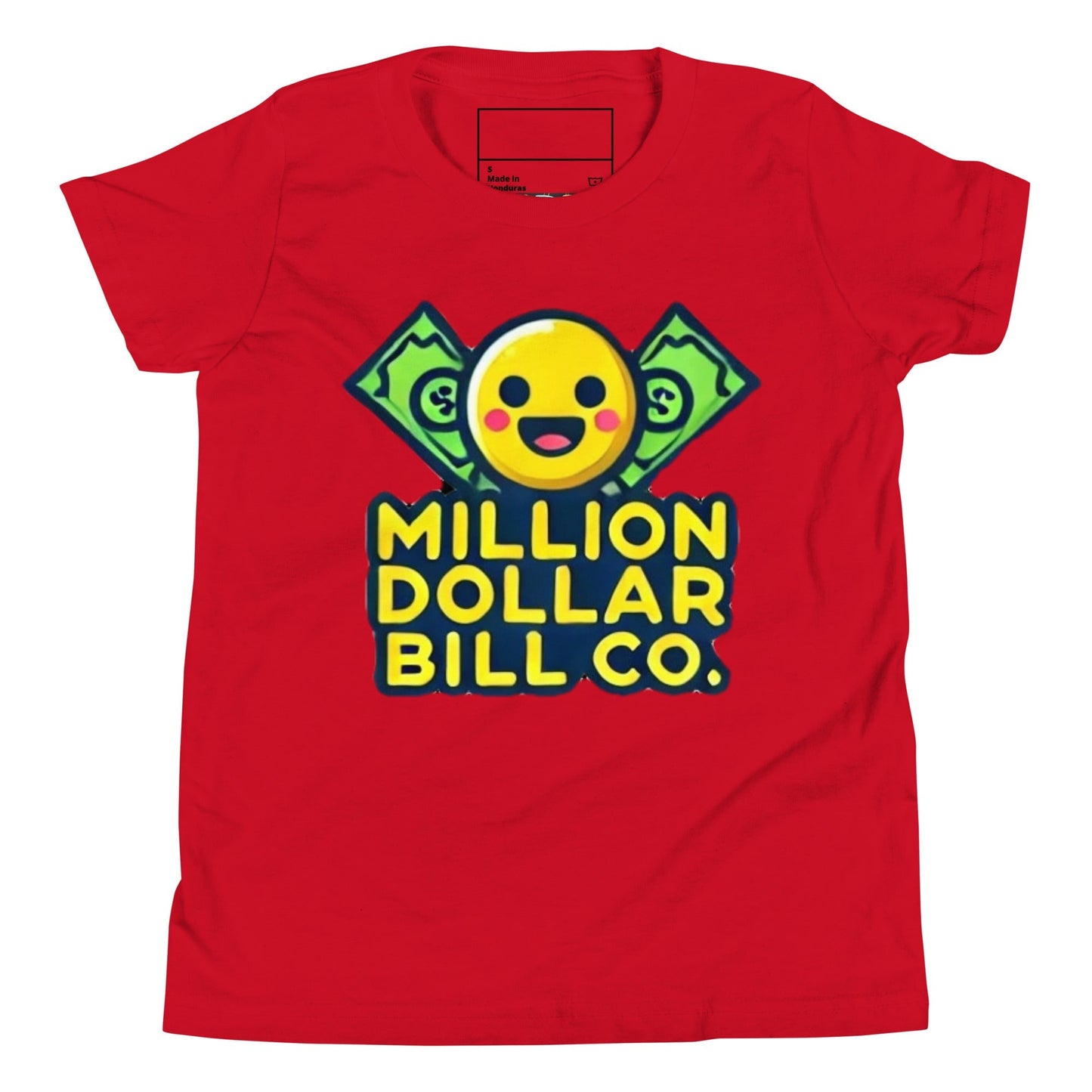 MDB Co. Yellow Mascot For The Future Youth Short Sleeve T-Shirt