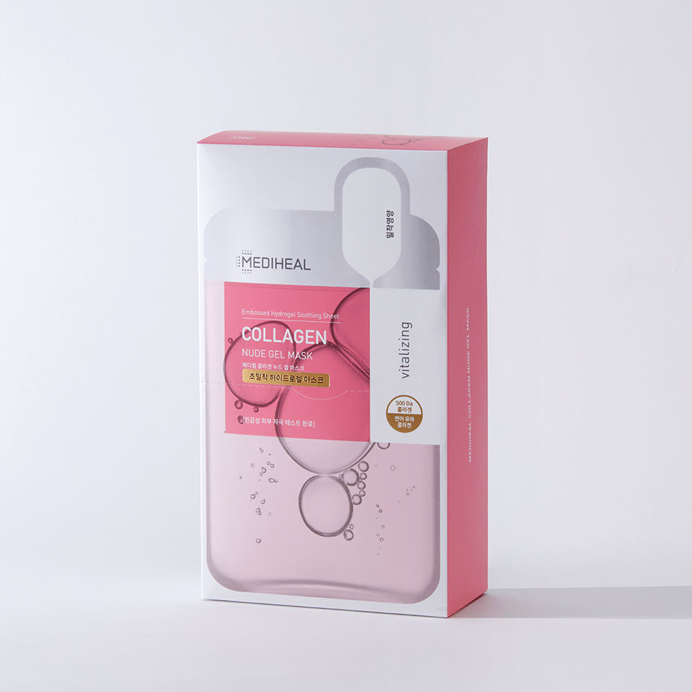 MEDIHEAL Collagen Nude Gel Mask Sheet 10P