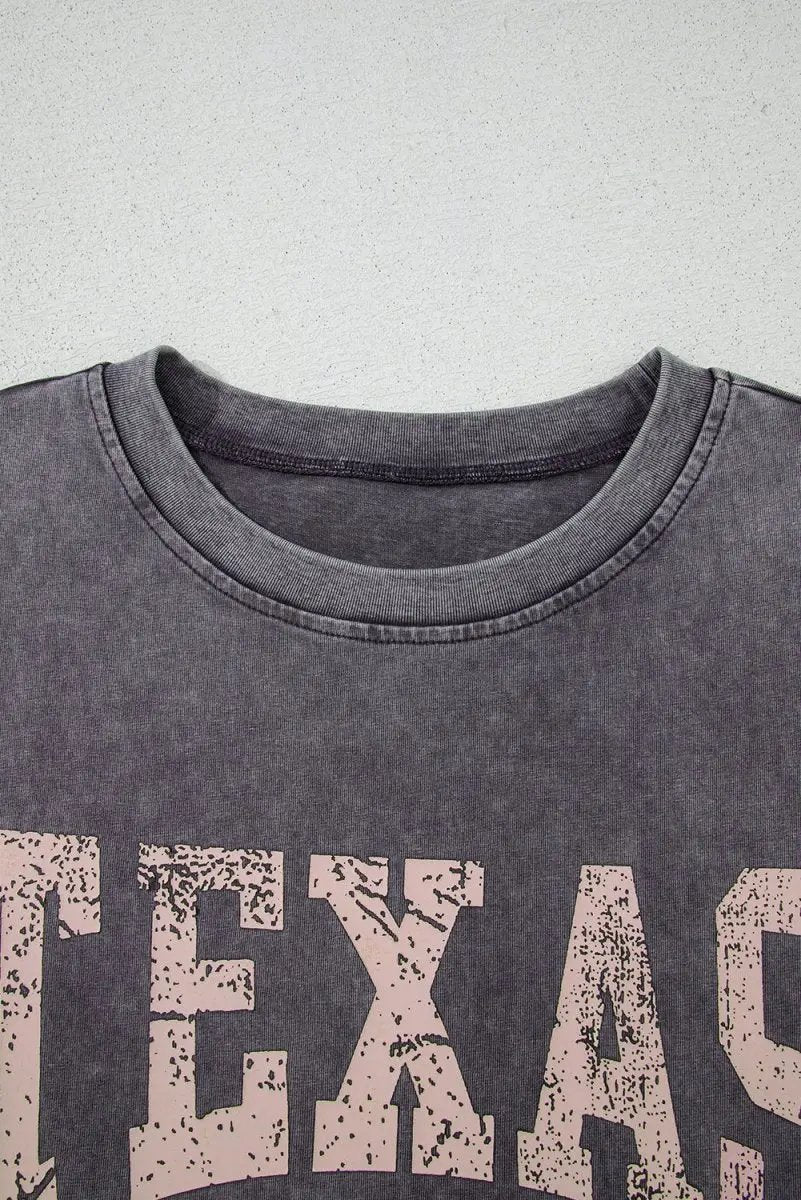 T-Shirt Graphic Tee - Grey Steer Graphic - Unisex Western Soft Wash