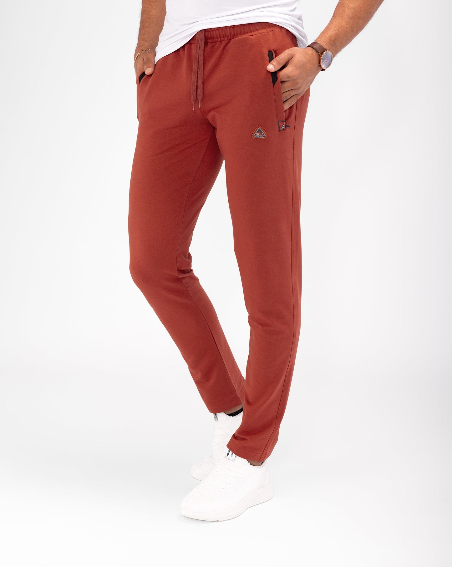 Pantalones de chándal deportivos de comodidad diaria - Ajuste cónico (talla alta)