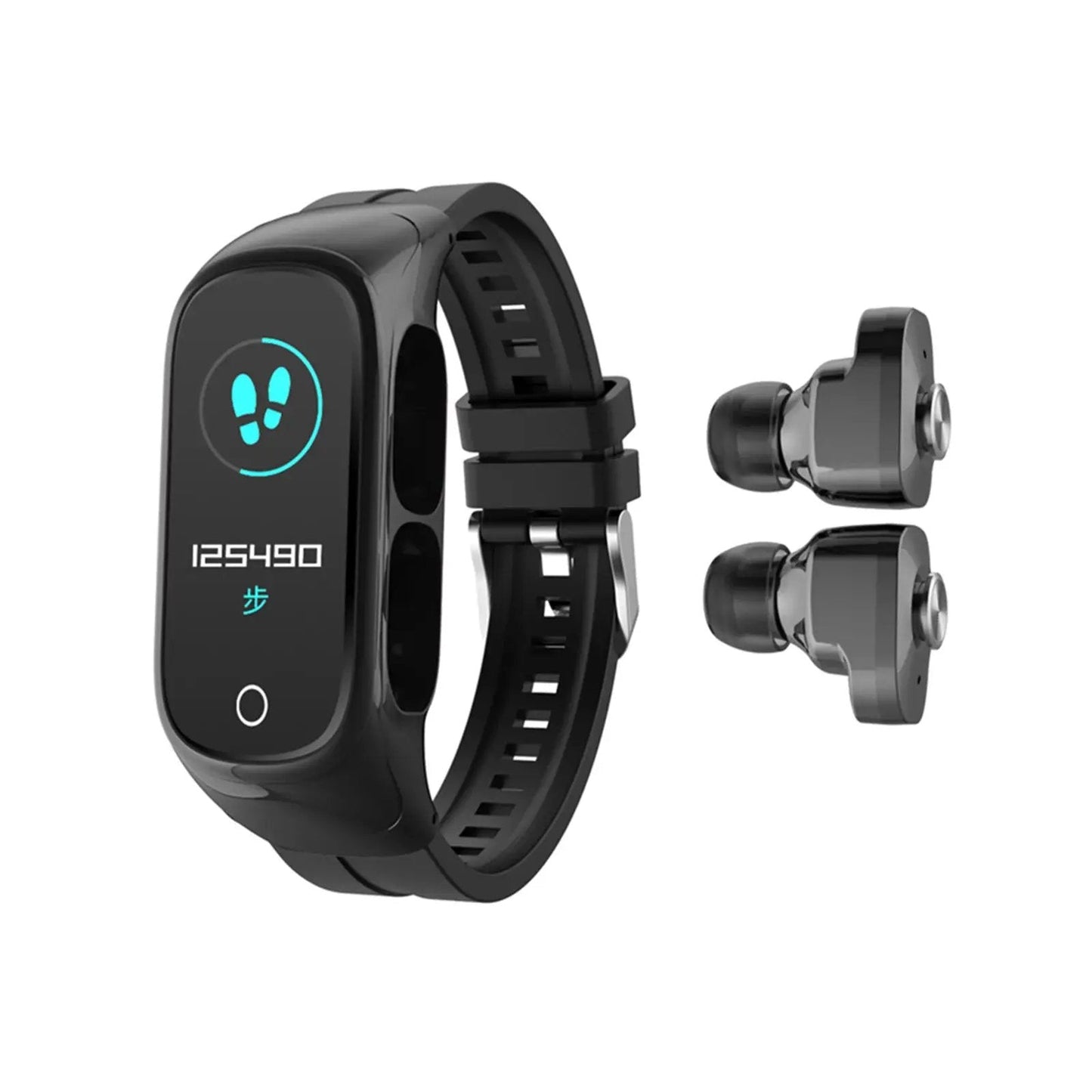Combo 2 en 1: Reloj Inteligente y Auriculares Inalámbricos Fitness