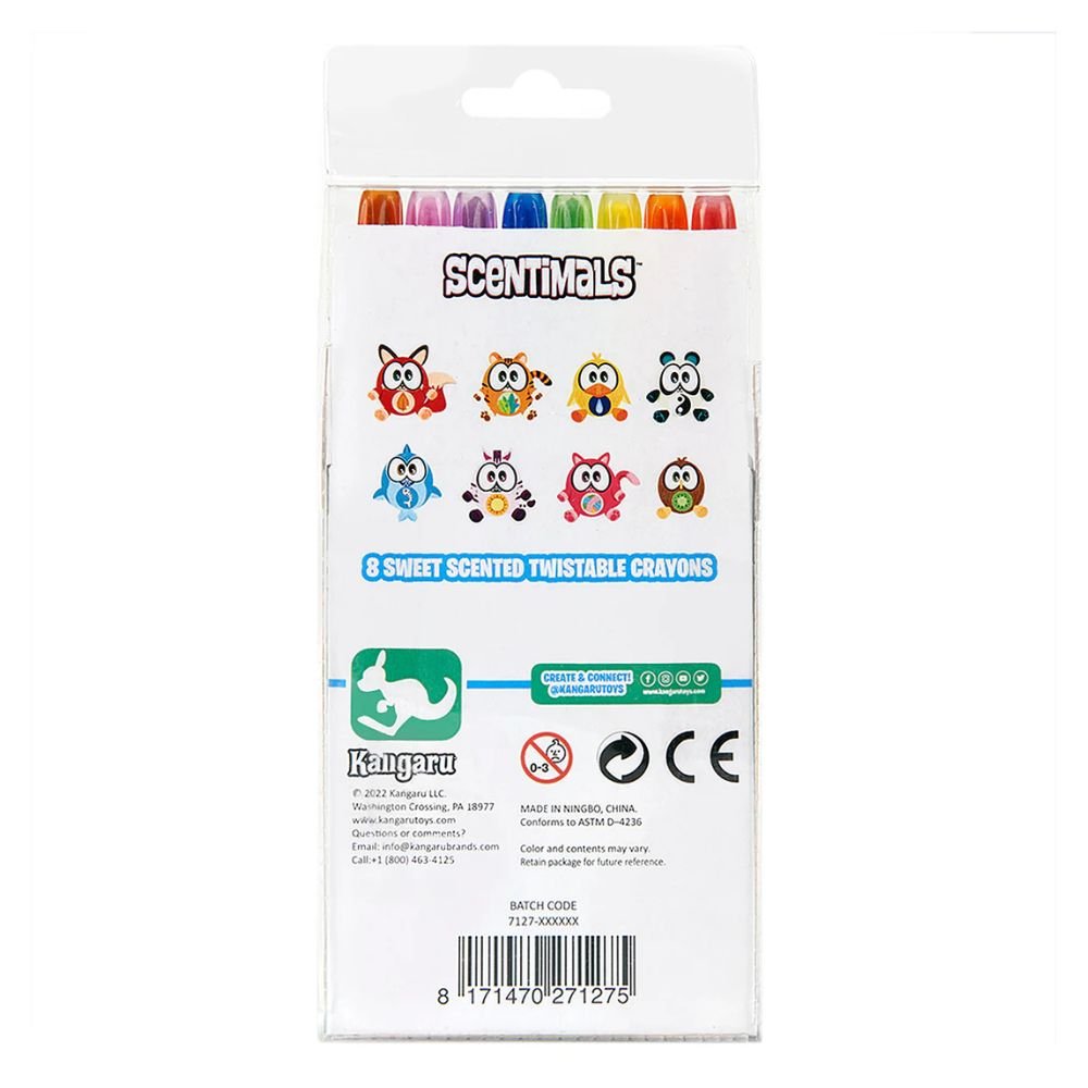 Scentimals 8 Scented Twistable Crayons