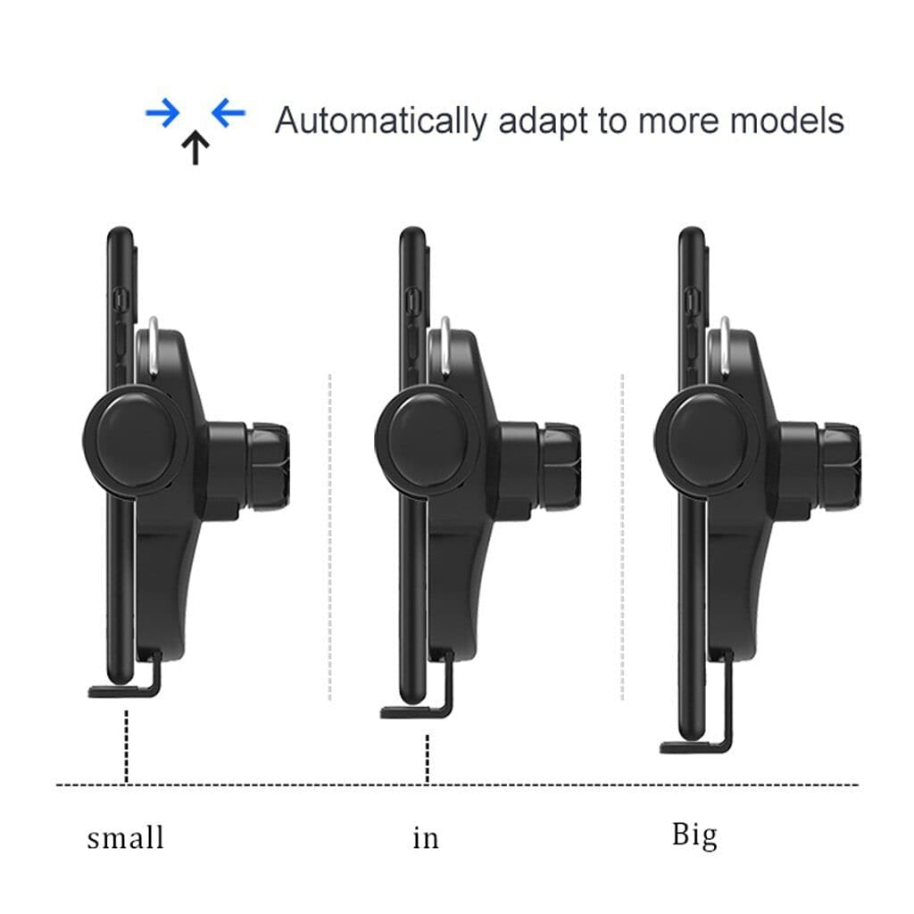 Cargador rápido inalámbrico de 10 W con soporte de sujeción automática para tu coche