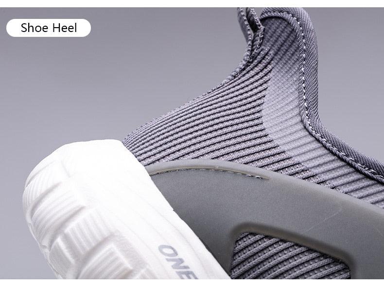 Men Blue Running Shoes Lightweight Breathable Mesh Soft Women Outdoor Sneakers Slip On Outdoor Jogging Walking Tennis Sport Shoes Fashion Sneakers For Workout