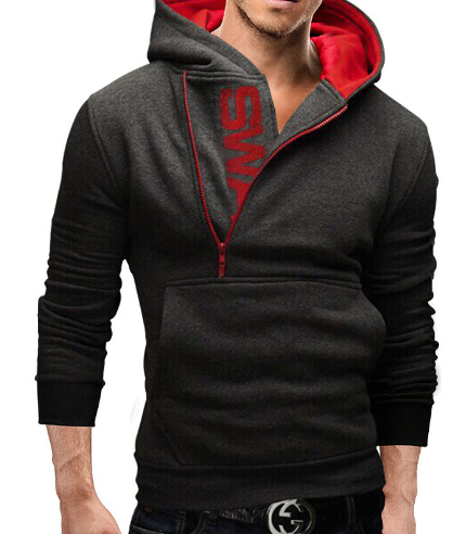 Men's Autumn & Winter Fleece Hooded Sweatshirt | Hoodie - # BOAA11510037