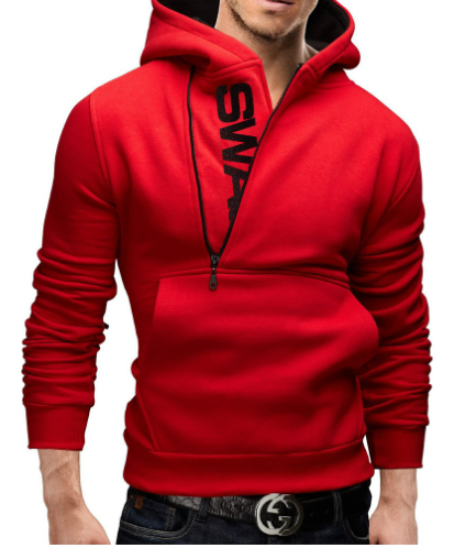 Men's Autumn & Winter Fleece Hooded Sweatshirt | Hoodie - # BOAA11510037