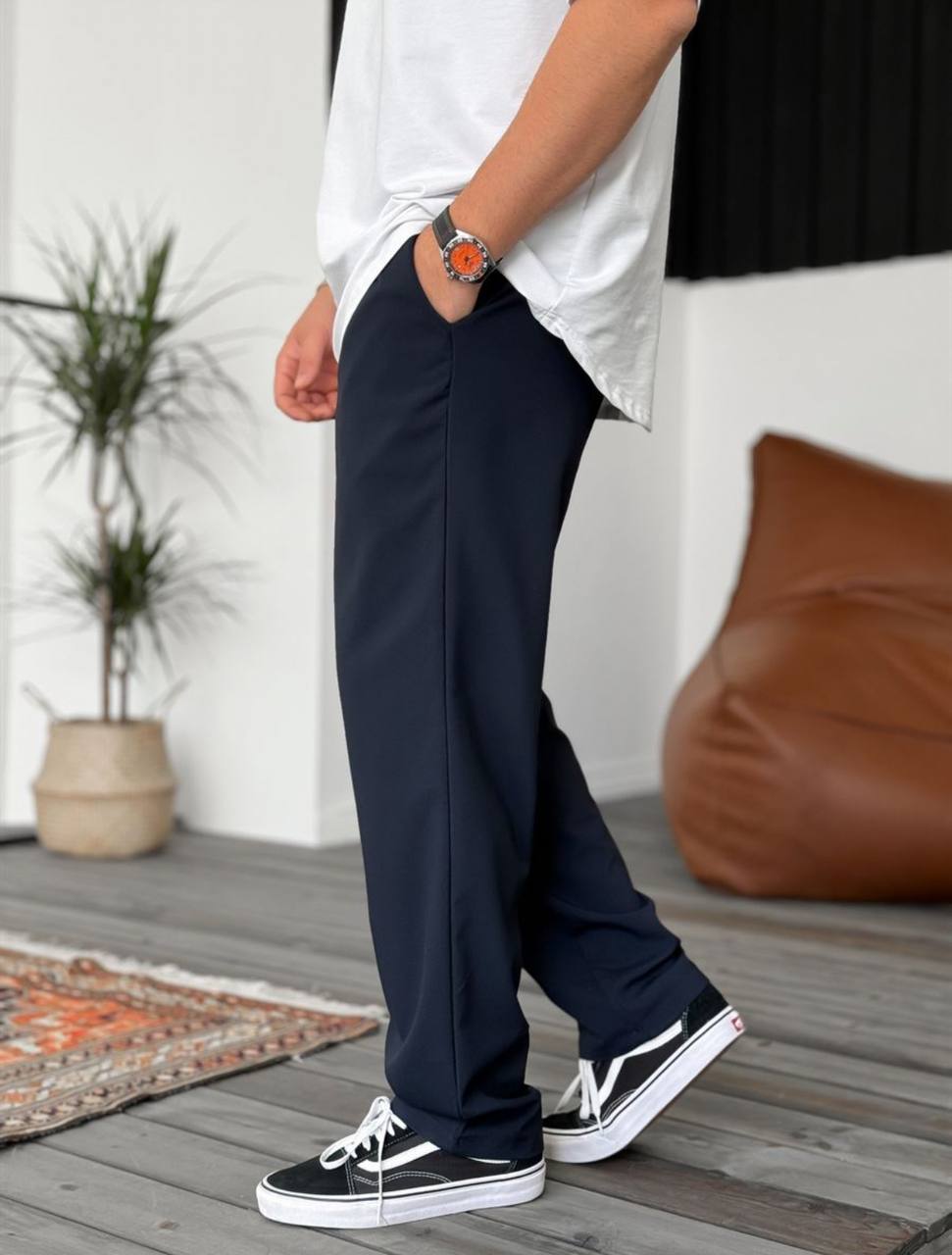 Pantalones Plisados Esenciales Modernos para Hombre – Comodidad a Medida para una Elegancia Diaria
