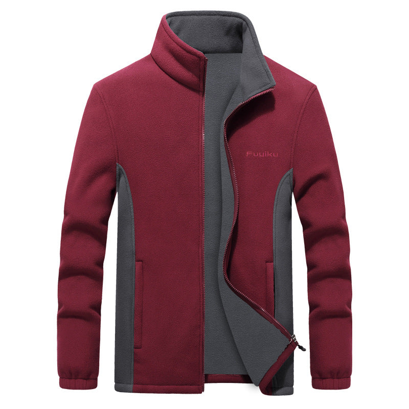 Men's Casual Fleece Jacket | For Fall and Winter - # BOAA13210019