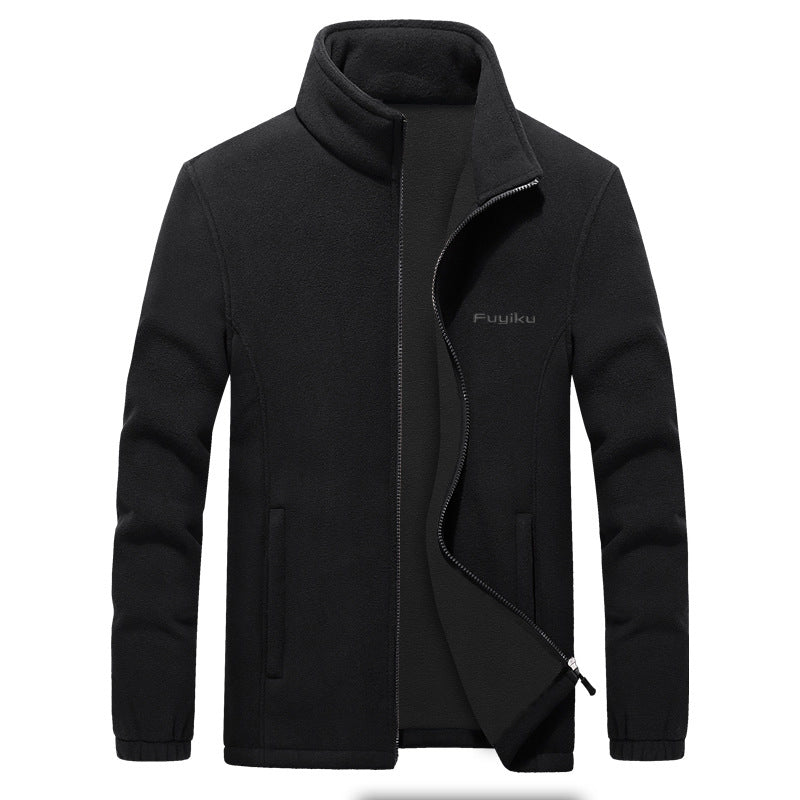 Men's Casual Fleece Jacket | For Fall and Winter - # BOAA13210019