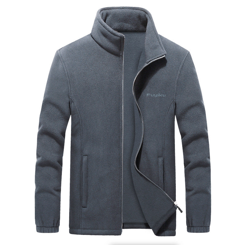 Men's Casual Fleece Jacket | For Fall and Winter - # BOAA13210019