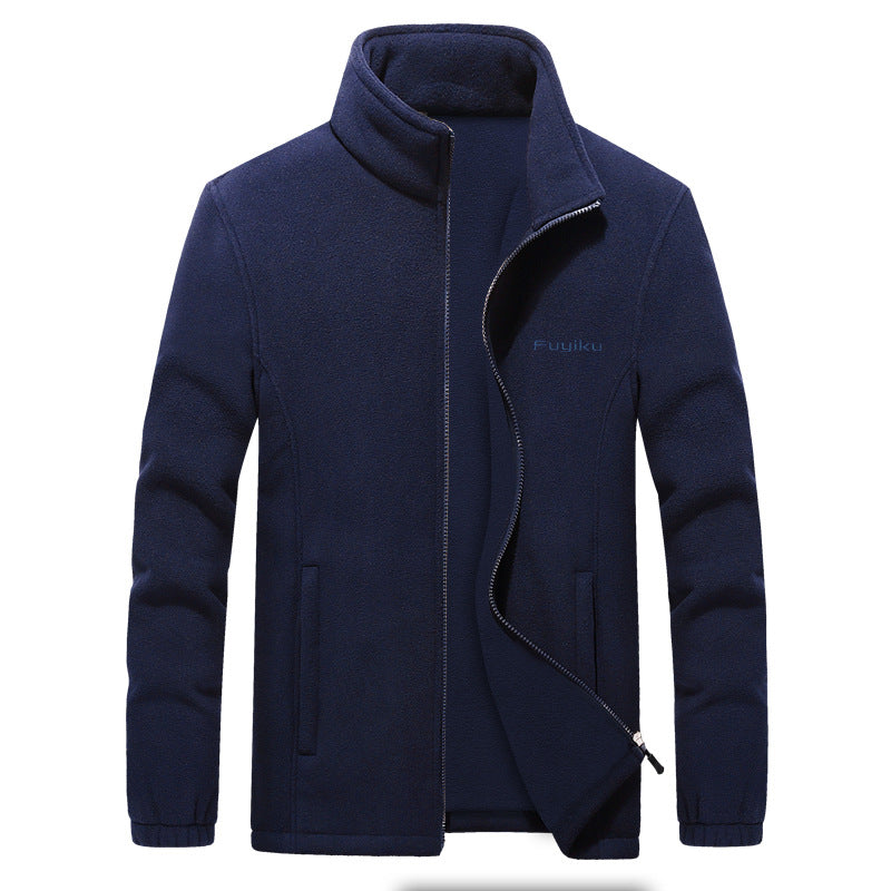 Men's Casual Fleece Jacket | For Fall and Winter - # BOAA13210019