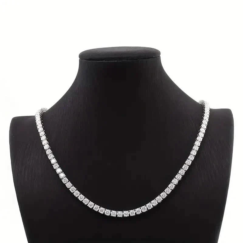 Men's Elegant Diamond Cubic Zirconia Necklace Chain